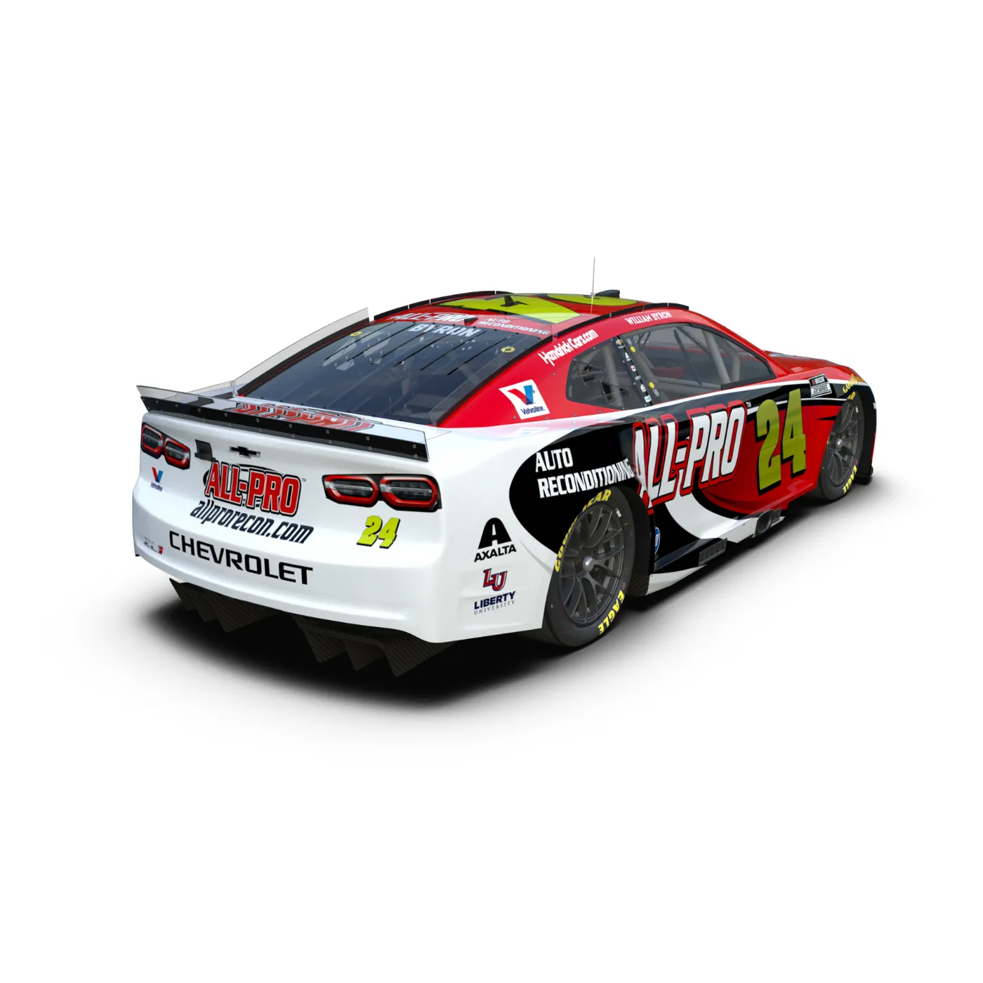 Hendrick Motorsports AUTOGRAPHED William Byron #24 2026 All-Pro 1:24 ELITE Die-Cast