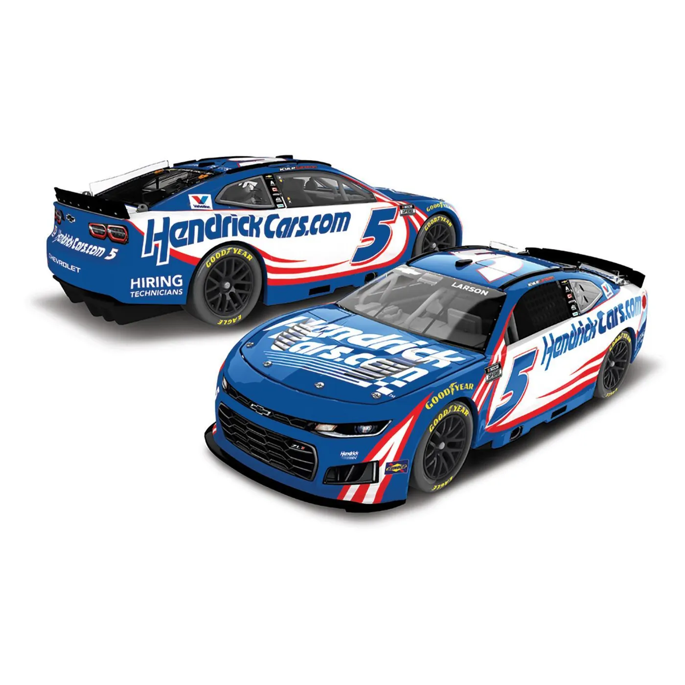 Hendrick Motorsports AUTOGRAPHED Kyle Larson #5 2026 HendrickCars.com 1:24 ELITE Die-Cast