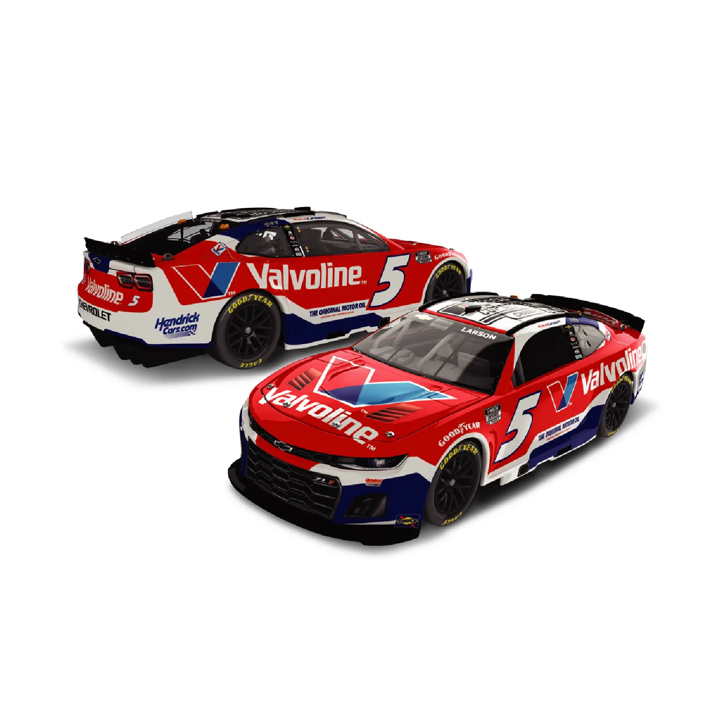 Hendrick Motorsports Kyle Larson #5 2025 NASCAR Champion Valvoline 1:24 ELITE Die-Cast