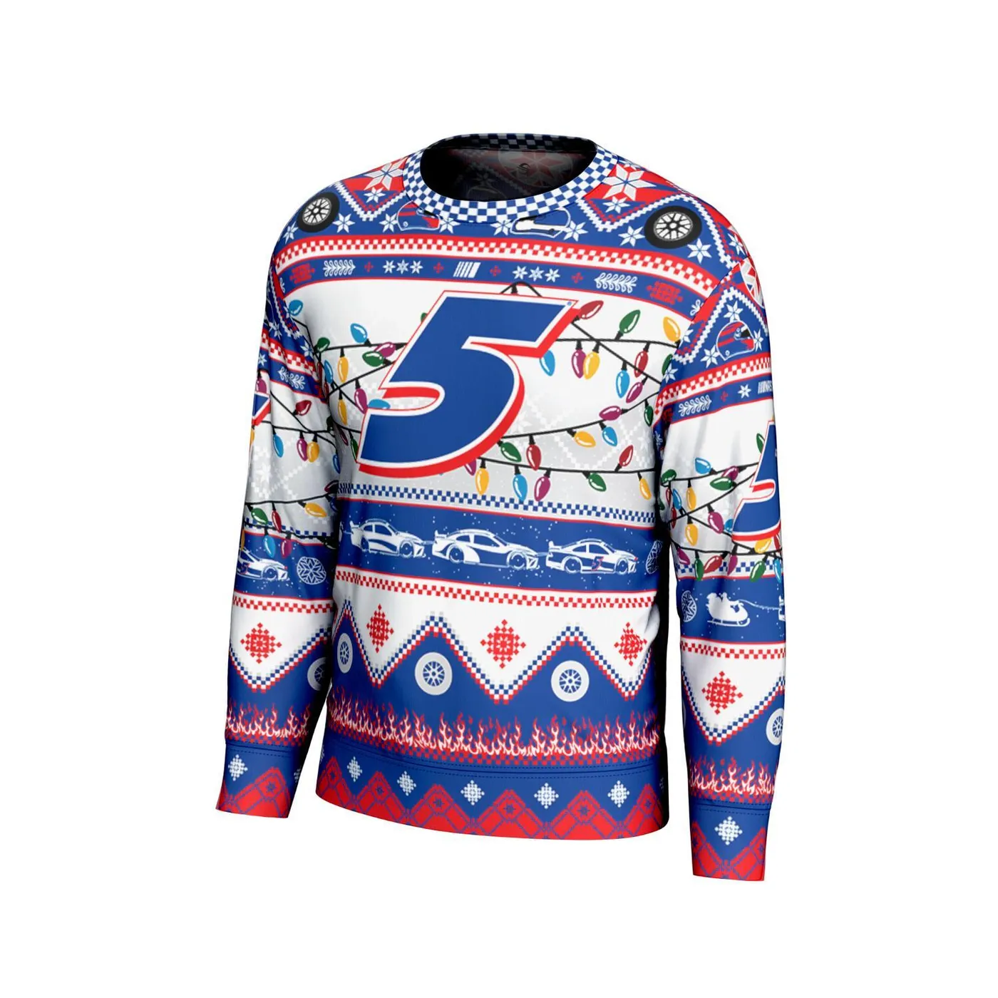 Hendrick Motorsports Kyle Larson #5 Sublimated Holiday Sweater