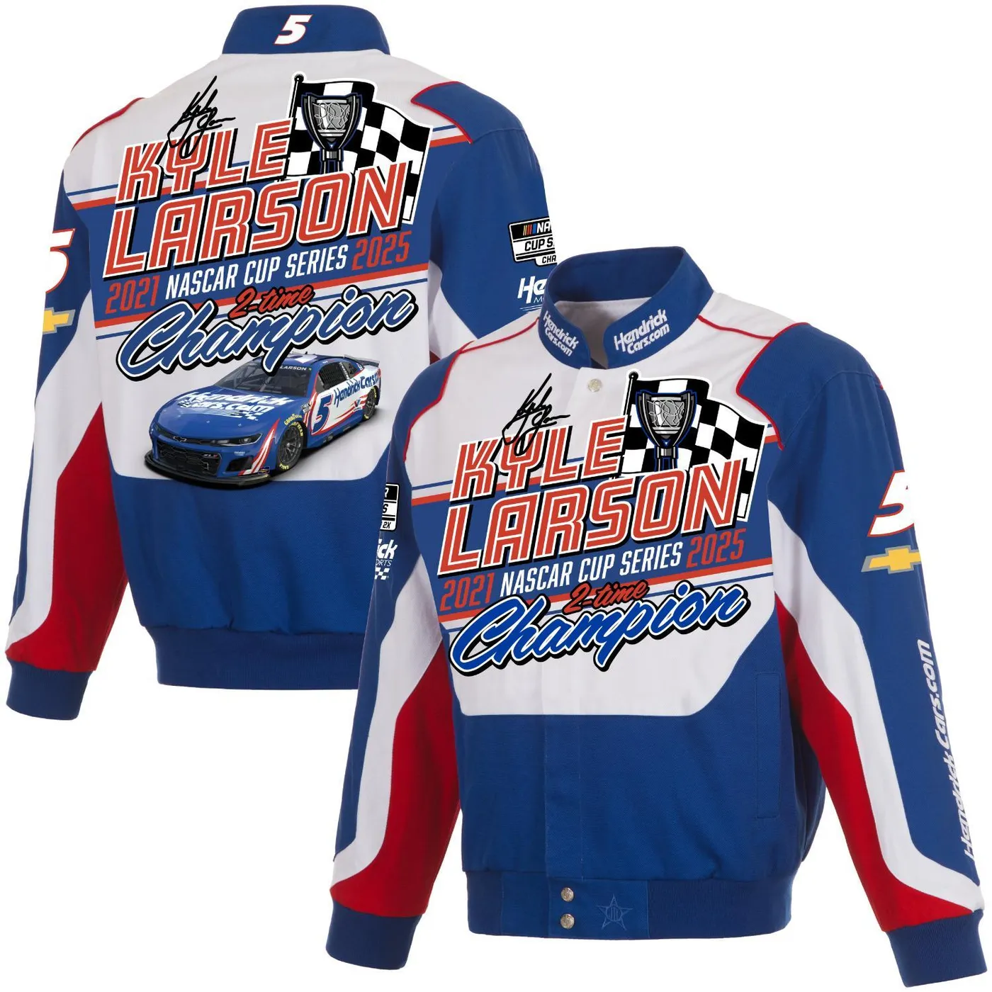 Hendrick Motorsports Kyle Larson #5 2025 NASCAR Champion Twill Jacket