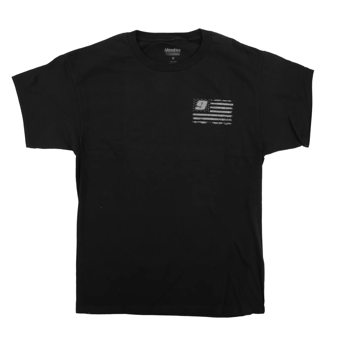 Hendrick Motorsports Chase Elliott #9 Patriotic Flag T-shirt