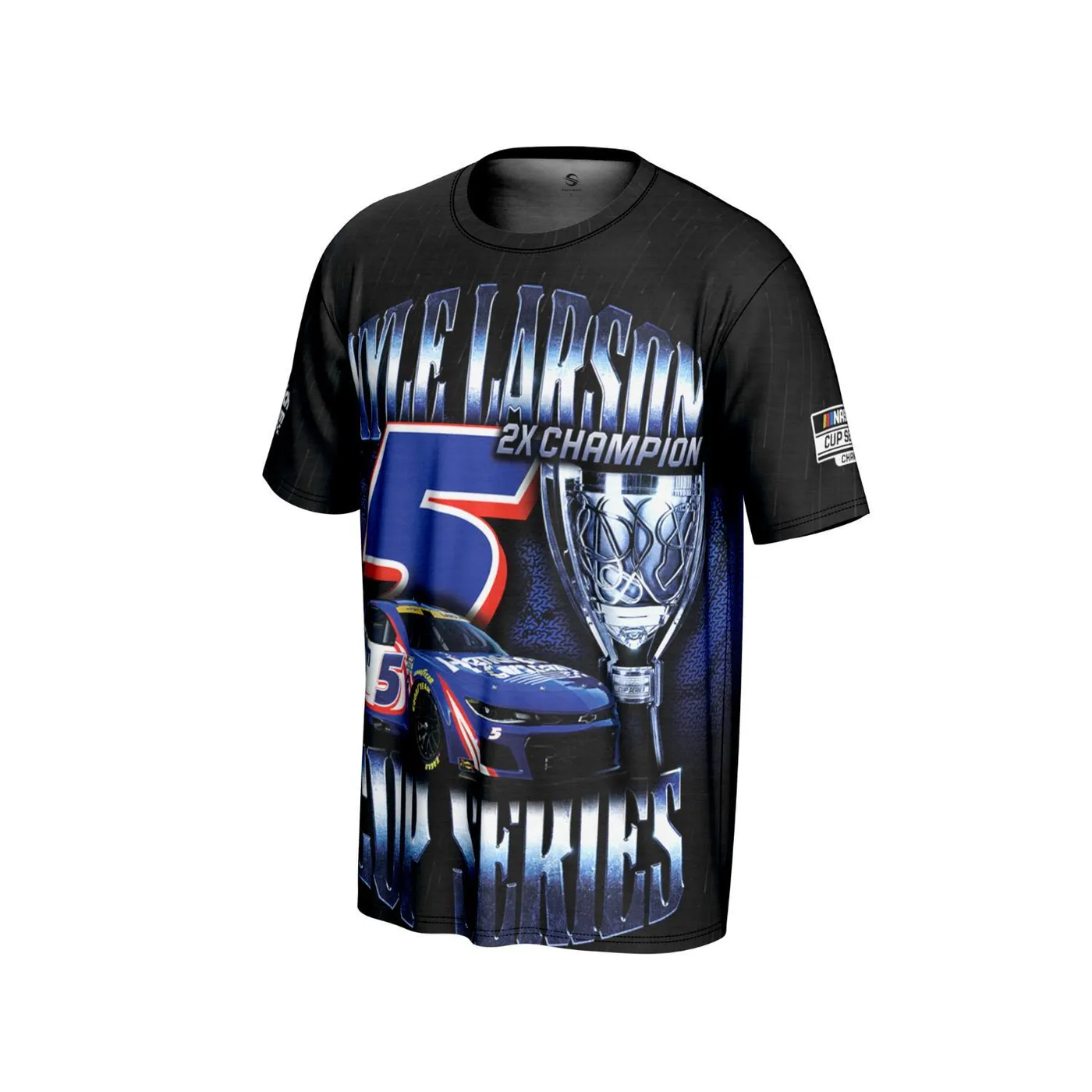 Hendrick Motorsports Kyle Larson #5 2025 NASCAR Champion Sublimated T-shirt
