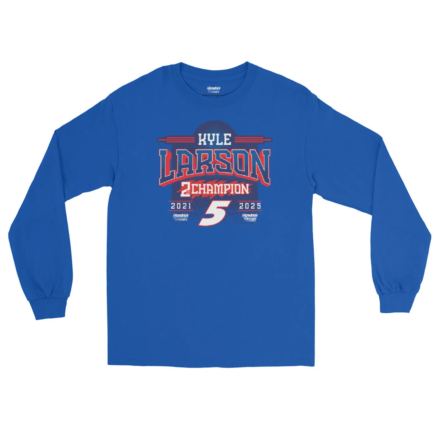 Hendrick Motorsports Kyle Larson 2x Champion Long Sleeve T-Shirt