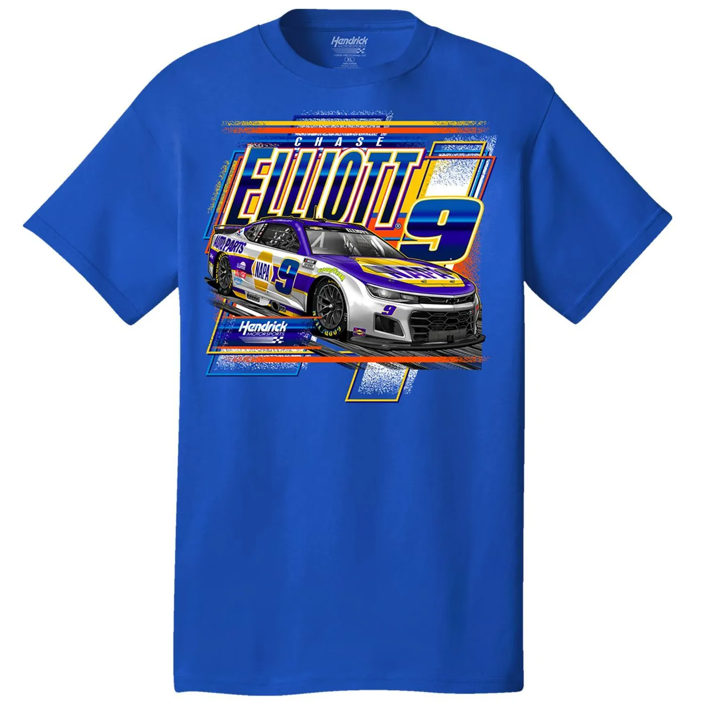 Hendrick Motorsports Chase Elliott #9 NAPA Fast Royal Blue T-shirt
