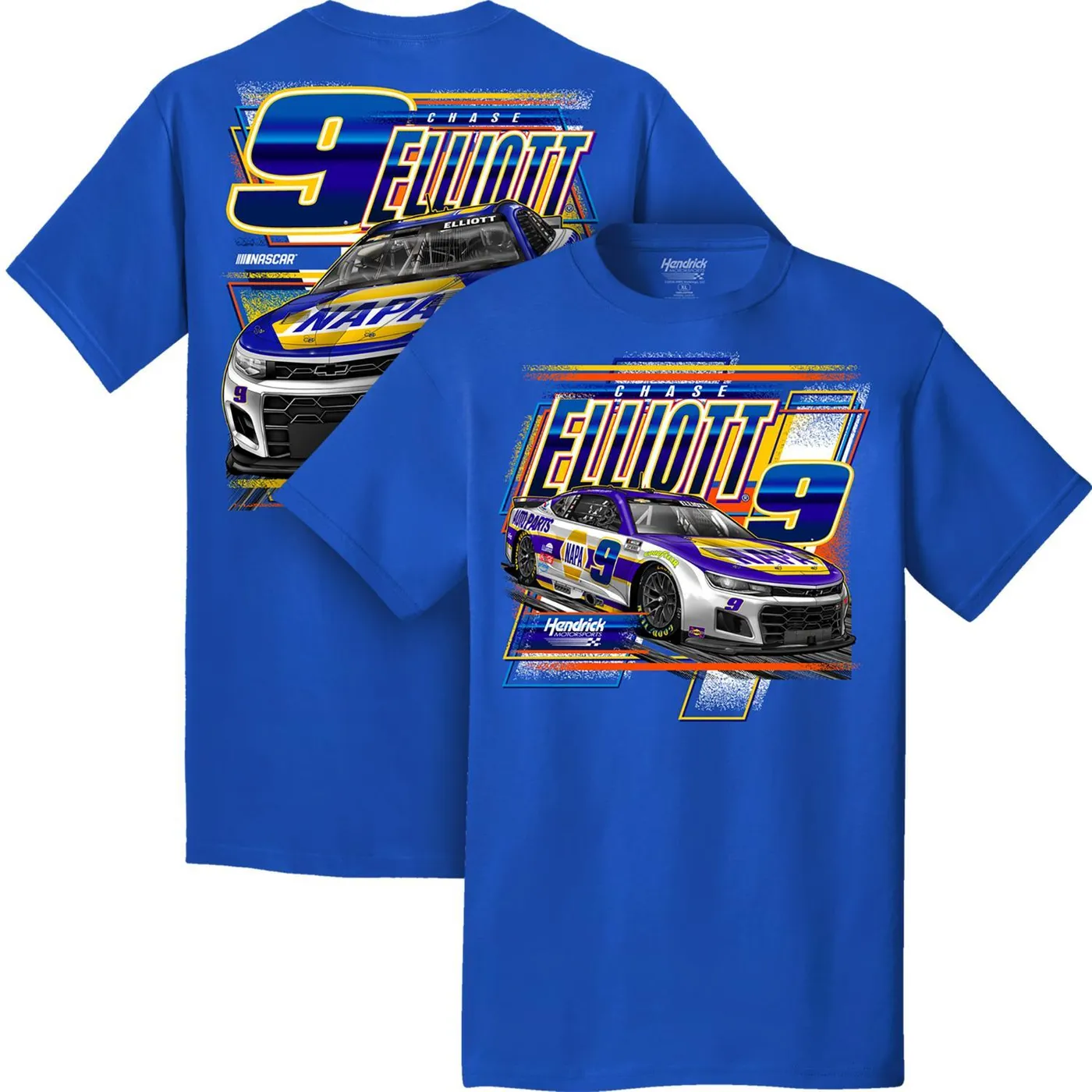 Hendrick Motorsports Chase Elliott #9 NAPA Fast Royal Blue T-shirt