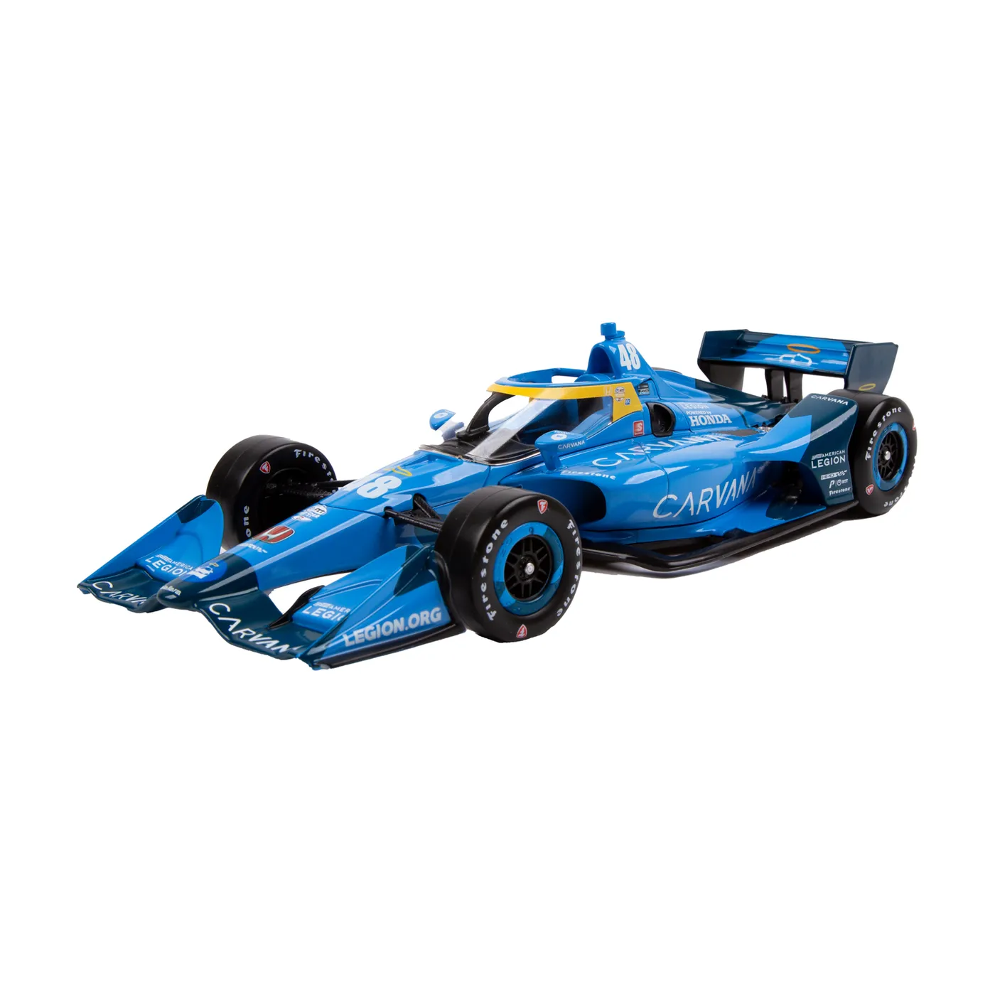 Autographed Jimmie Johnson Carvana IndyCar Series 2022 #48 1:18 Diecast