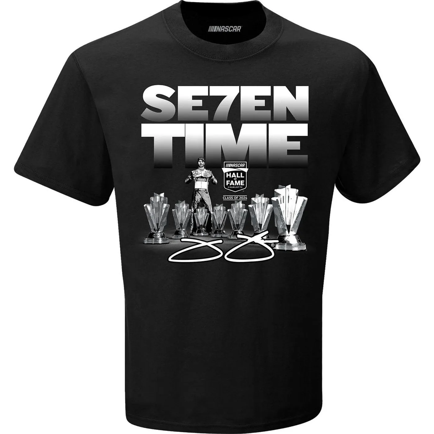 Jimmie Johnson Class of 2024 NHOF Se7en Time T-shirt