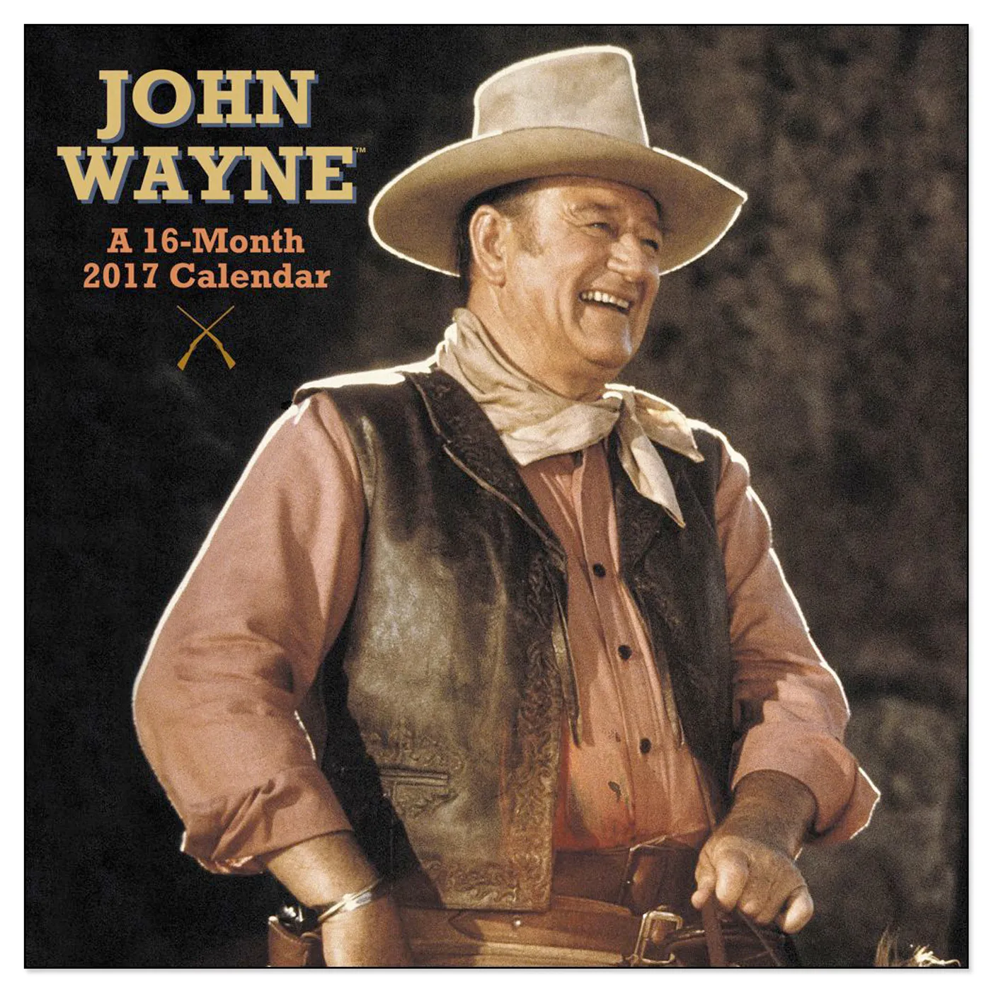 John Wayne 16-Month 2017 Wall Calendar