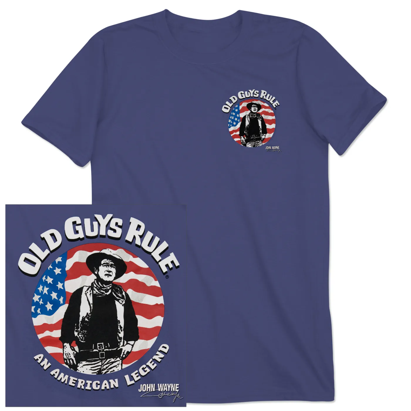 John Wayne Old Guys Rule "American Legend" Unisex T-shirt