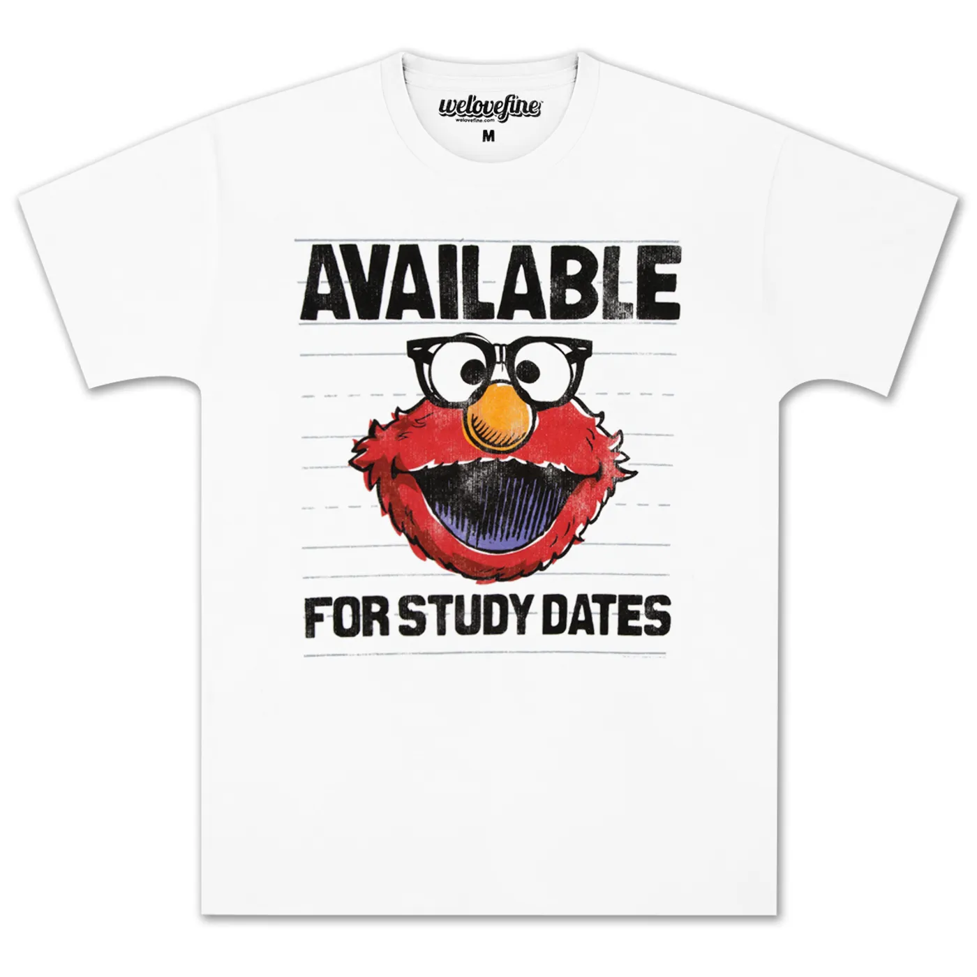 Sesame Street Elmo Available for Study Dates T-shirt