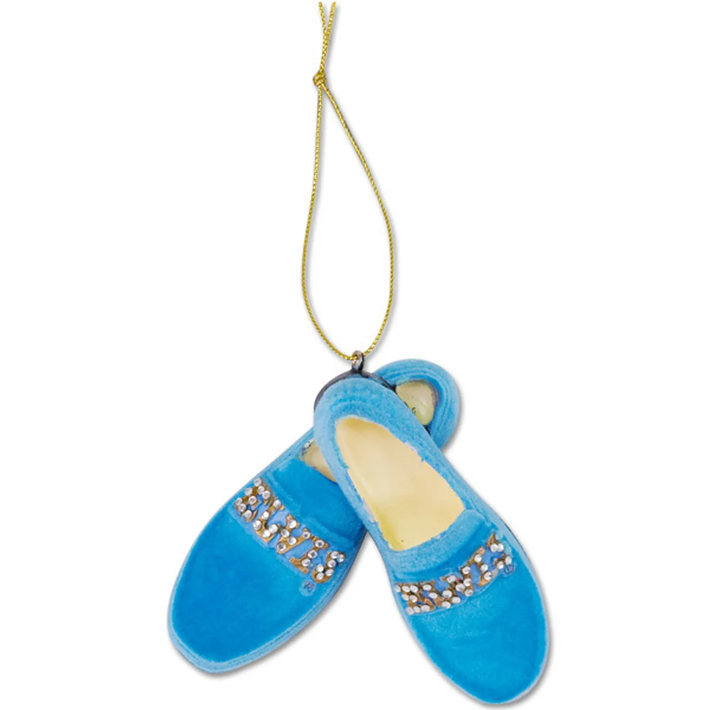 Elvis Presley Blue Suede Shoes Ornament