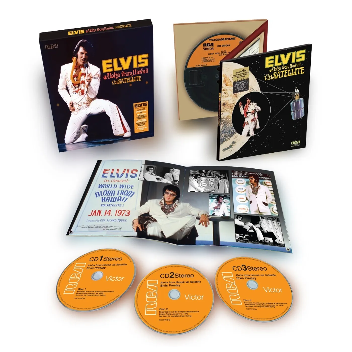 Elvis Presley: Aloha From Hawaii Deluxe Edition FTD (3 Disc) CD