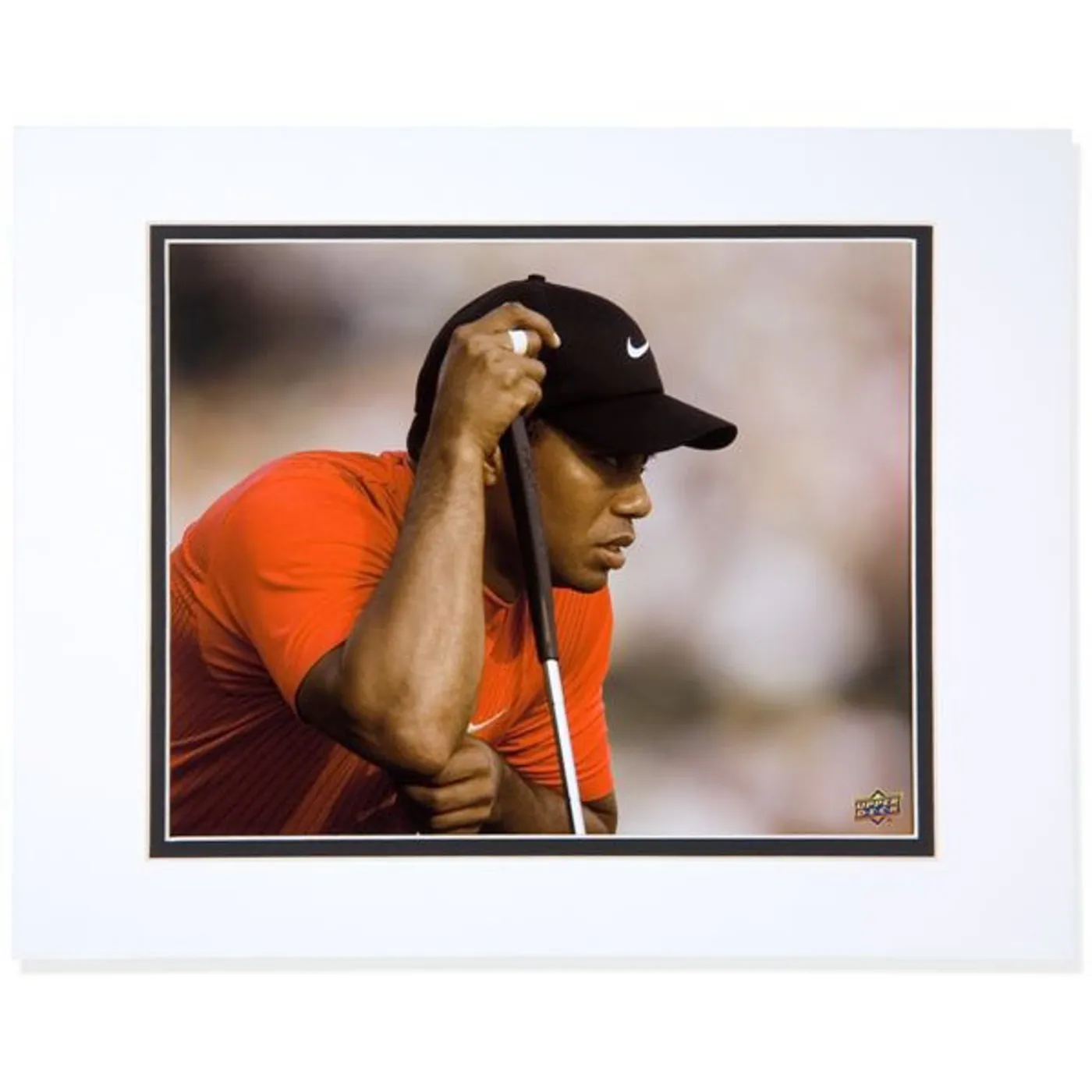 Tiger Woods 8x10 'Stare' Matted Photo
