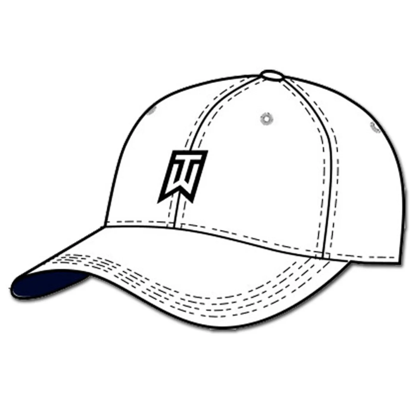 Tiger Woods TW Adjustable Cap - White
