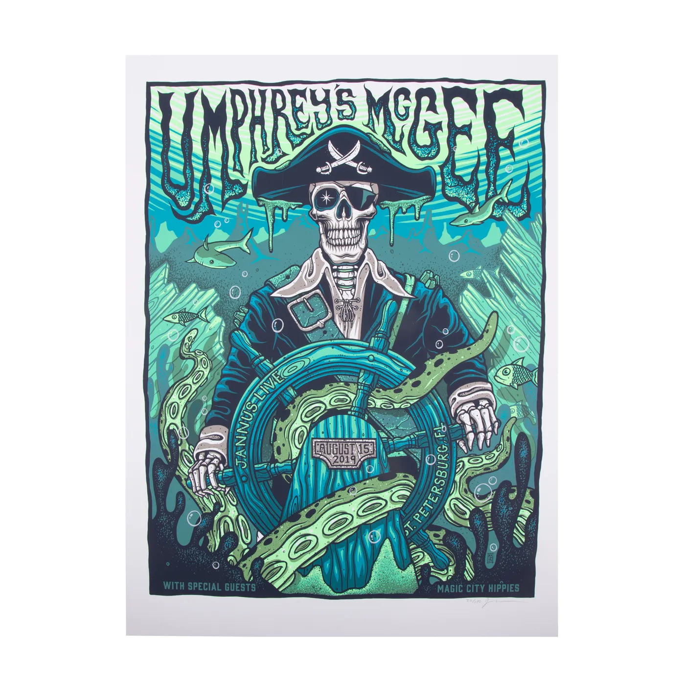 Umphrey's McGee Janus Live St. Petersburg, FL 2019 Poster