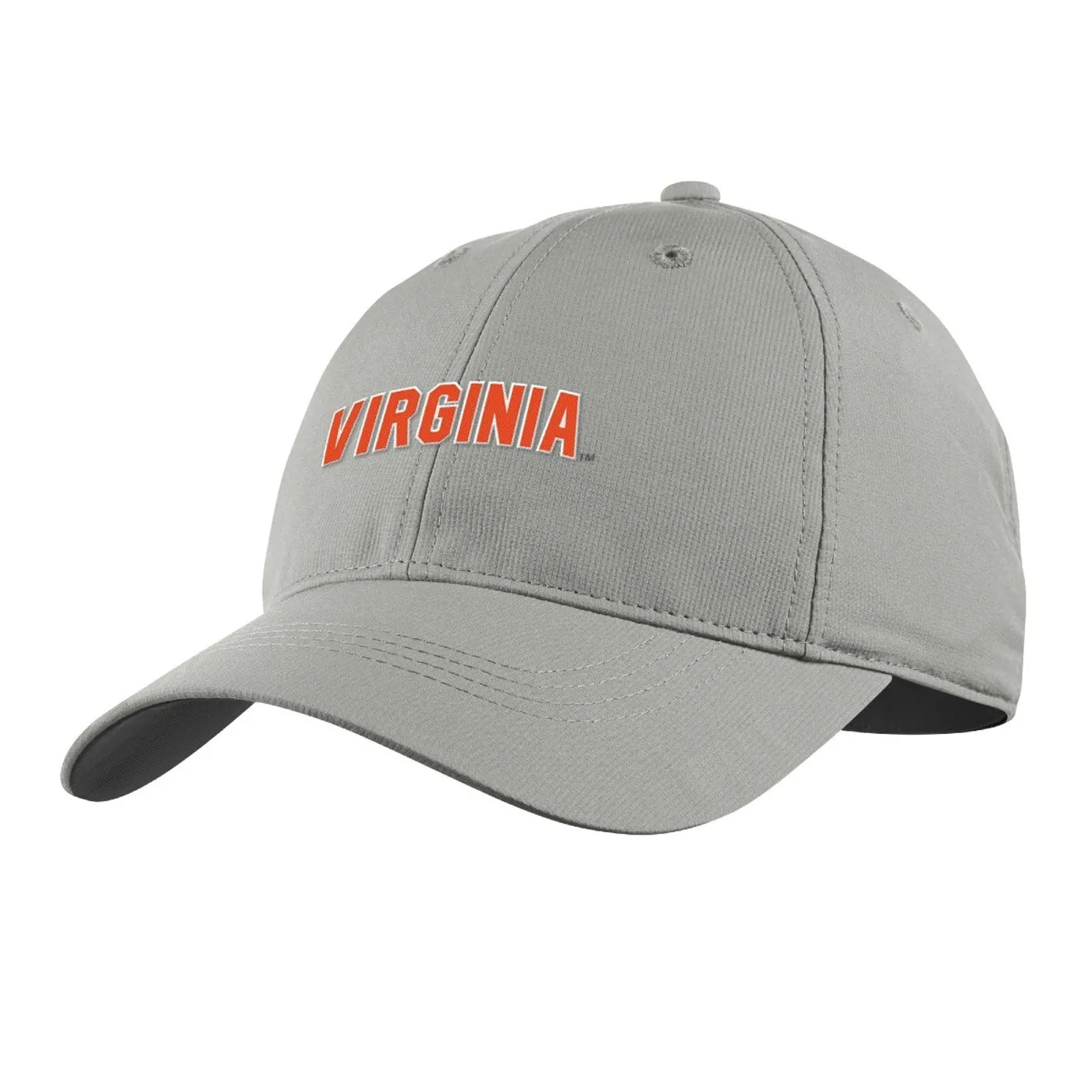 UVA Athletics University of Virginia Grey Performance Cap