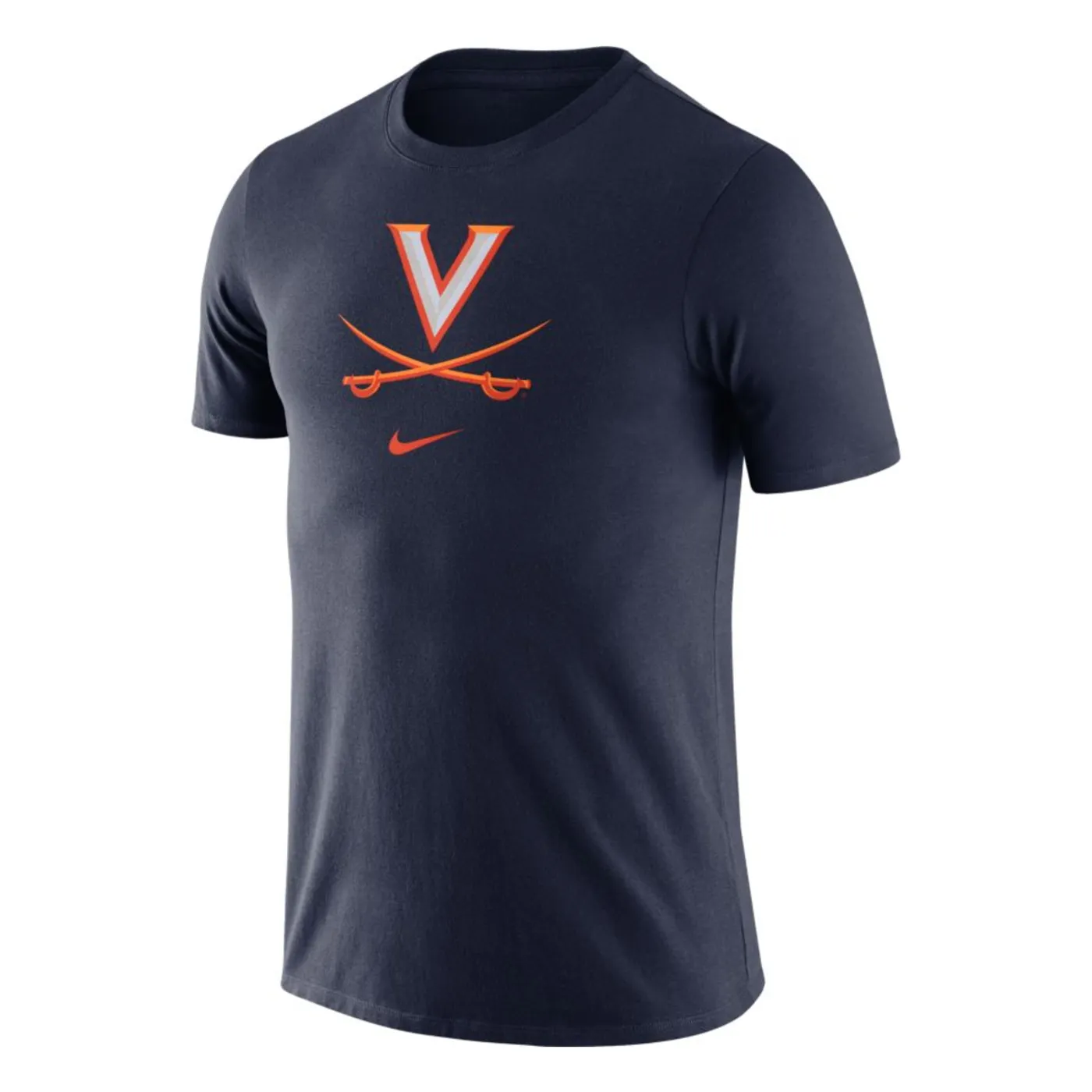 UVA Athletics University of Virginia 2021 Nike Essential Logo Navy Tee (XX-Large)