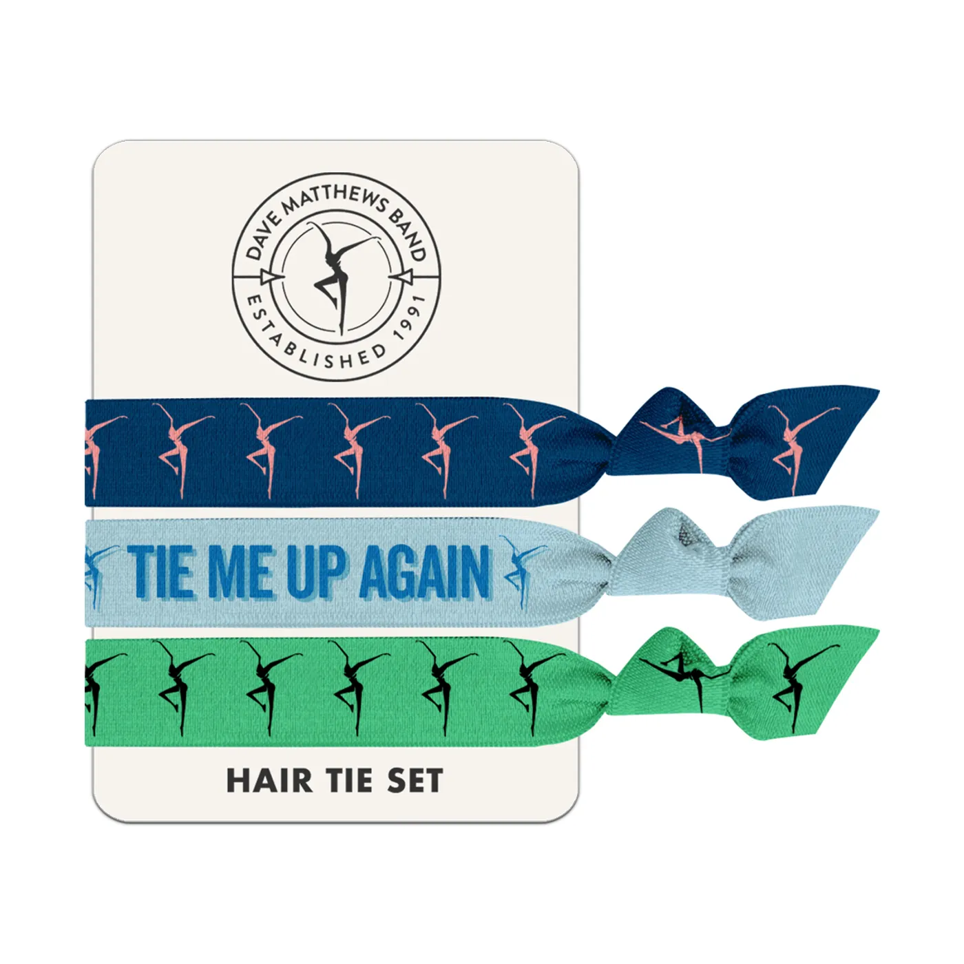 Dave Matthews Band Knotted Hair Tie Set