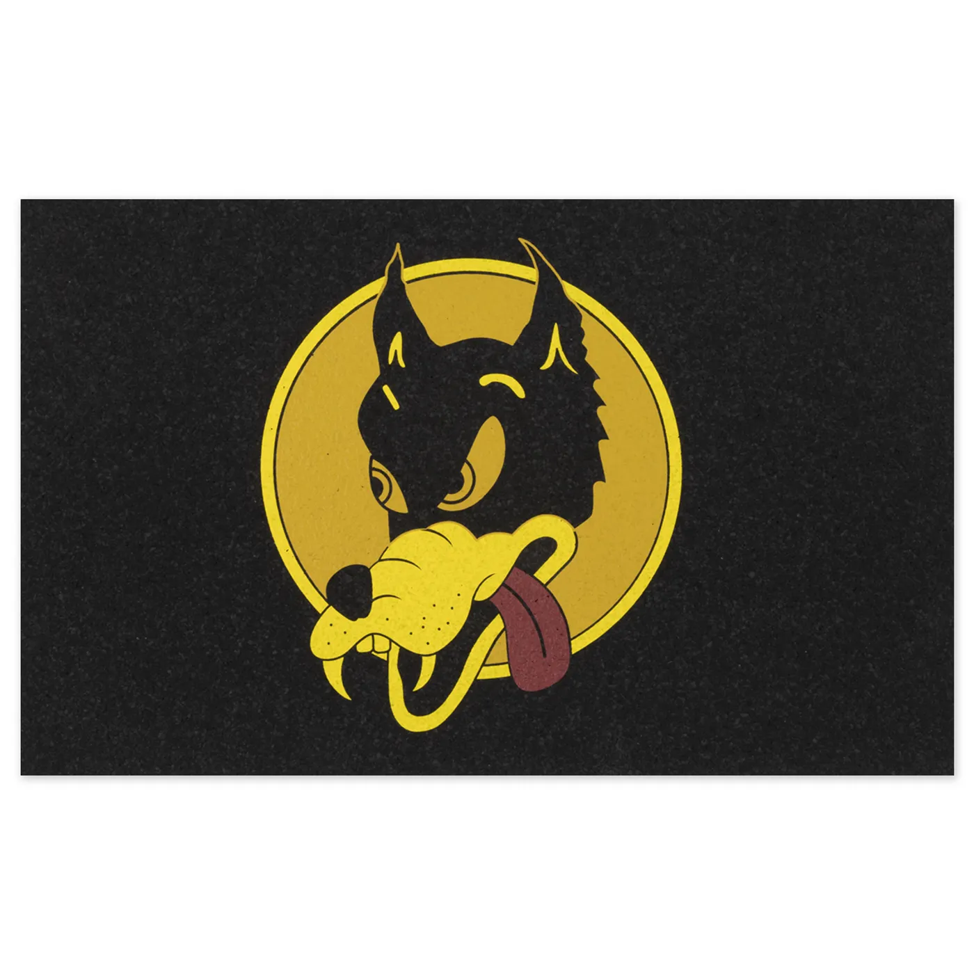 Jerry Garcia Wolf Recycled Doormat