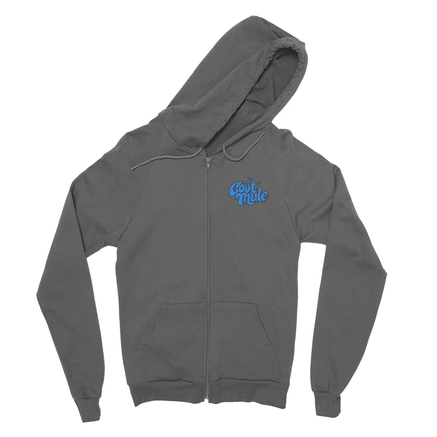 Gov't Mule Grey Skull Logo Zip Hoodie
