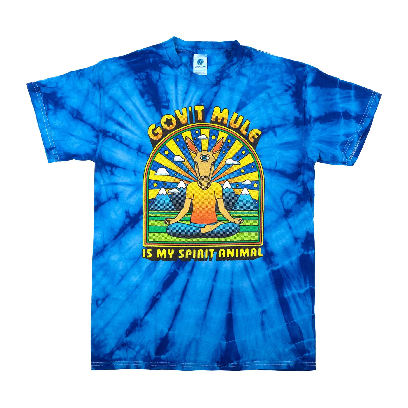 Gov't Mule 2022 Summer Tour Blue Tie Dye