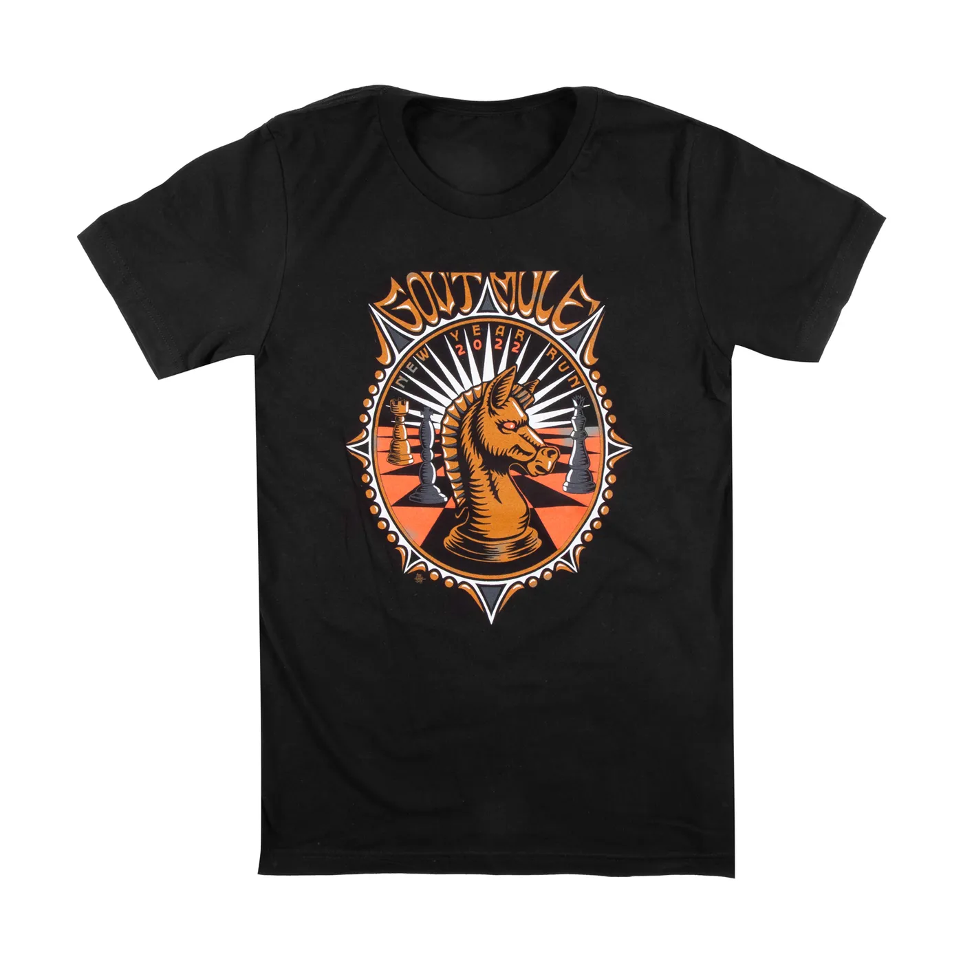 Gov't Mule 2022-2023 New Years Run Chess Logo Shirt