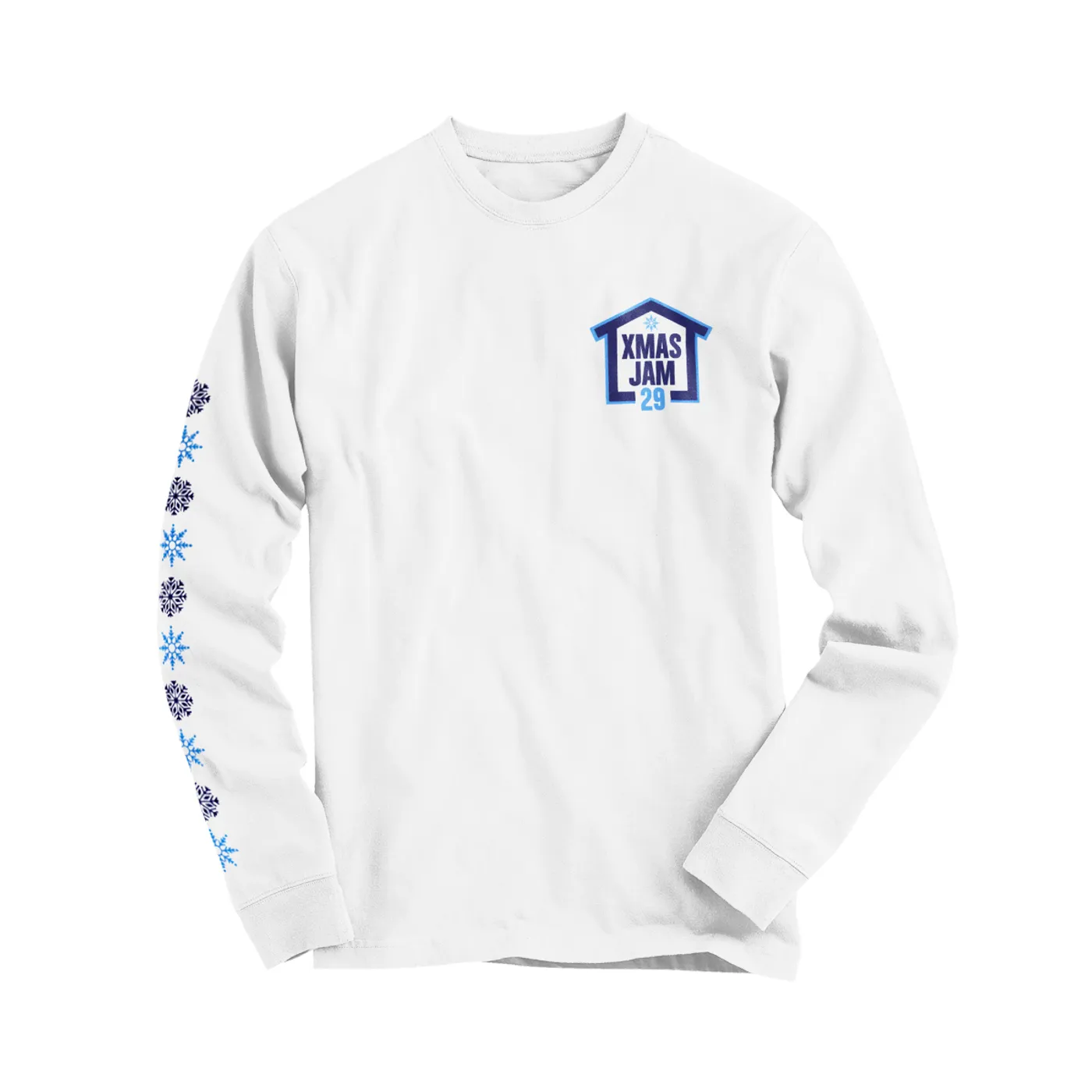 Warren Haynes 2017 Christmas Jam White Long Sleeve