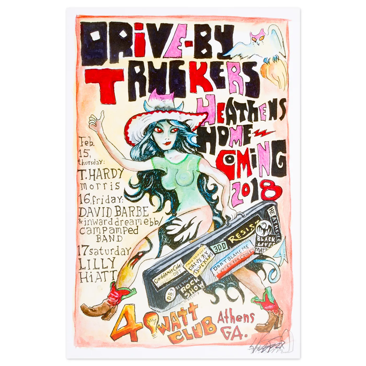 Drive-By Truckers Homecoming 2018 Poster