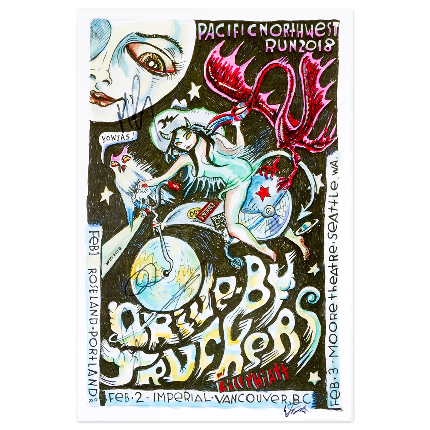 Drive-By Truckers Pacific NW 2018 Poster