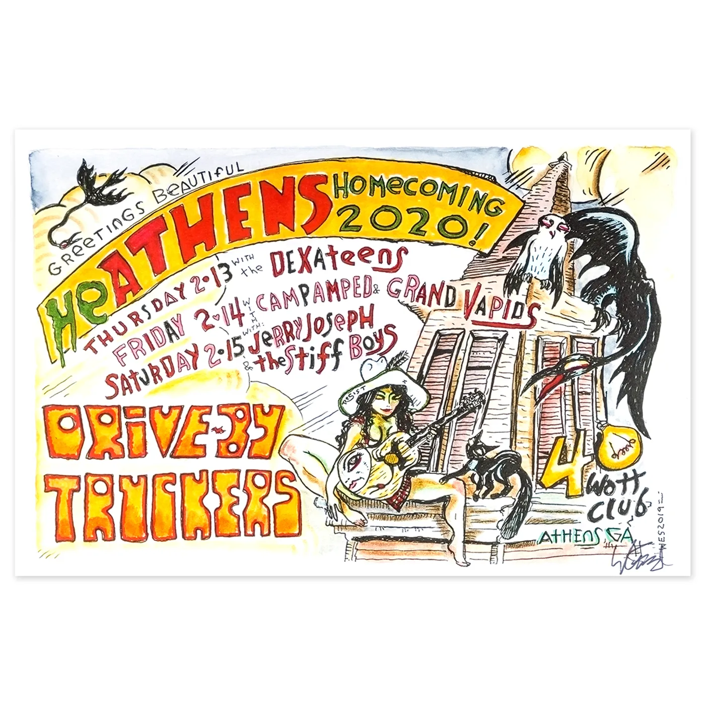 Drive-By Truckers Homecoming 2020 Poster