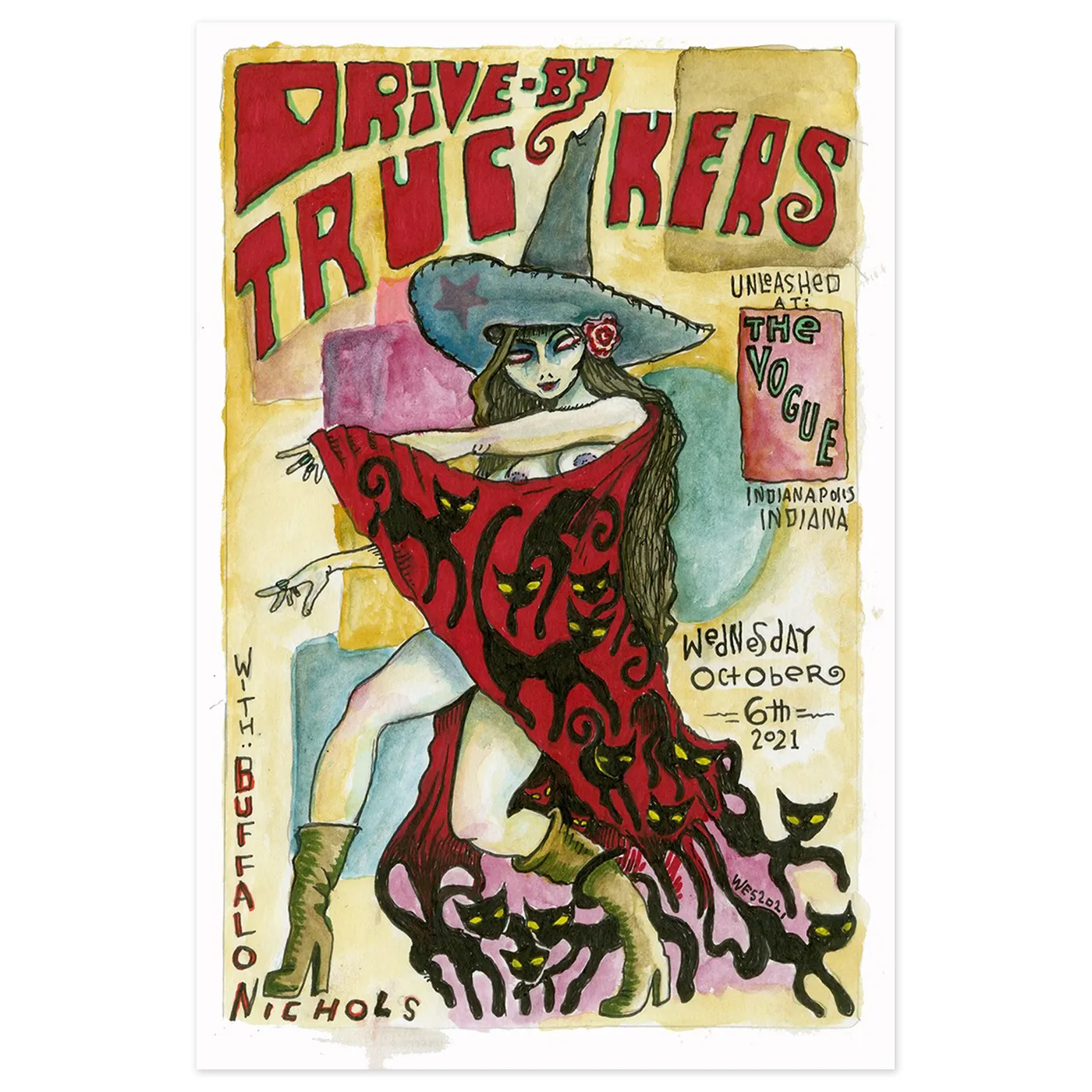 Drive-By Truckers Indianapolis - October 2021 Poster