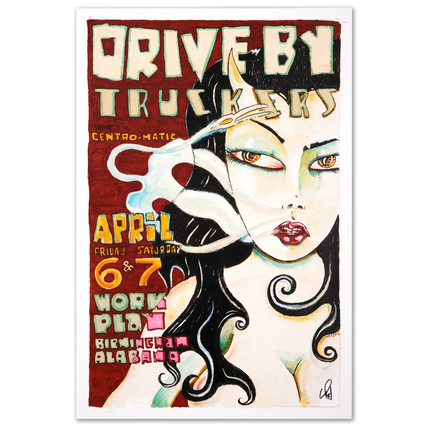 Drive-By Truckers 2012 Birmingham Poster