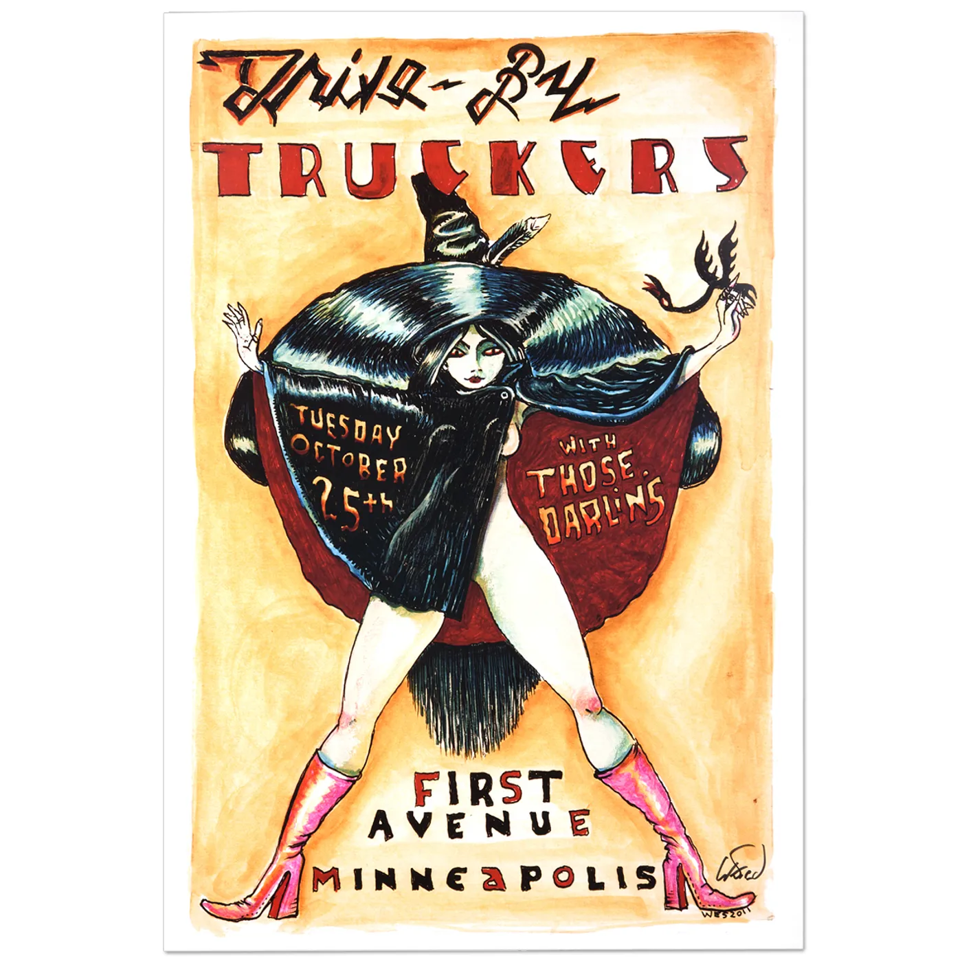 Drive-By Truckers 2011 Minneapolis Poster