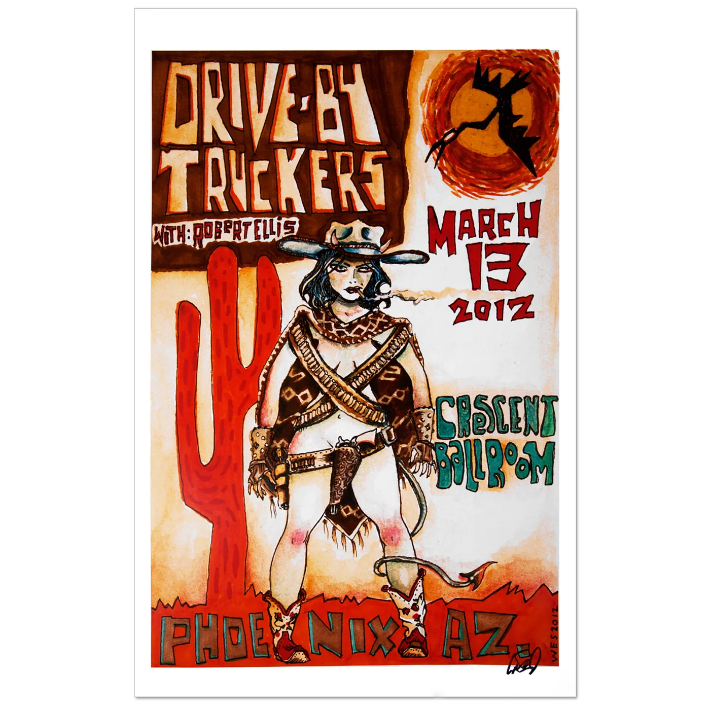 Drive-By Truckers 2012 Phoenix Poster