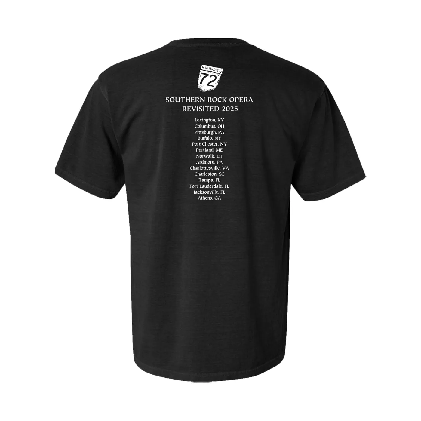 Drive-By Truckers Southern Rock Opera Revisited 2025 Tour Tee