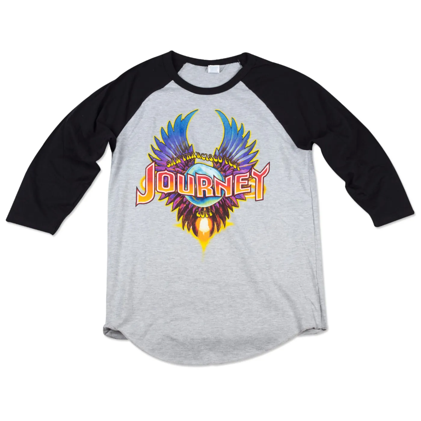 Journey 2014 Tour San Francisco Wings Logo Baseball Jersey