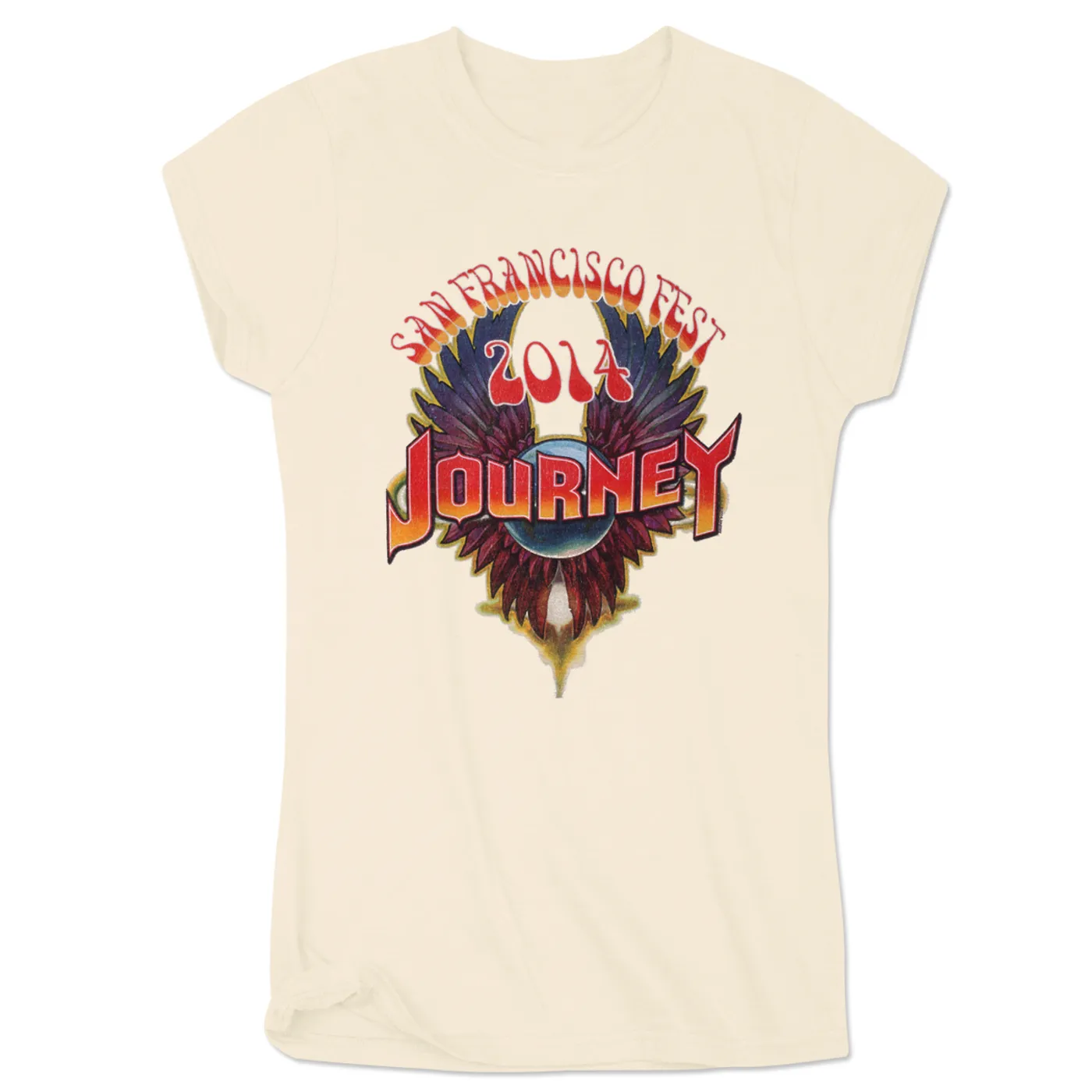 Journey 2014 Tour San Francisco Ladies T-Shirt