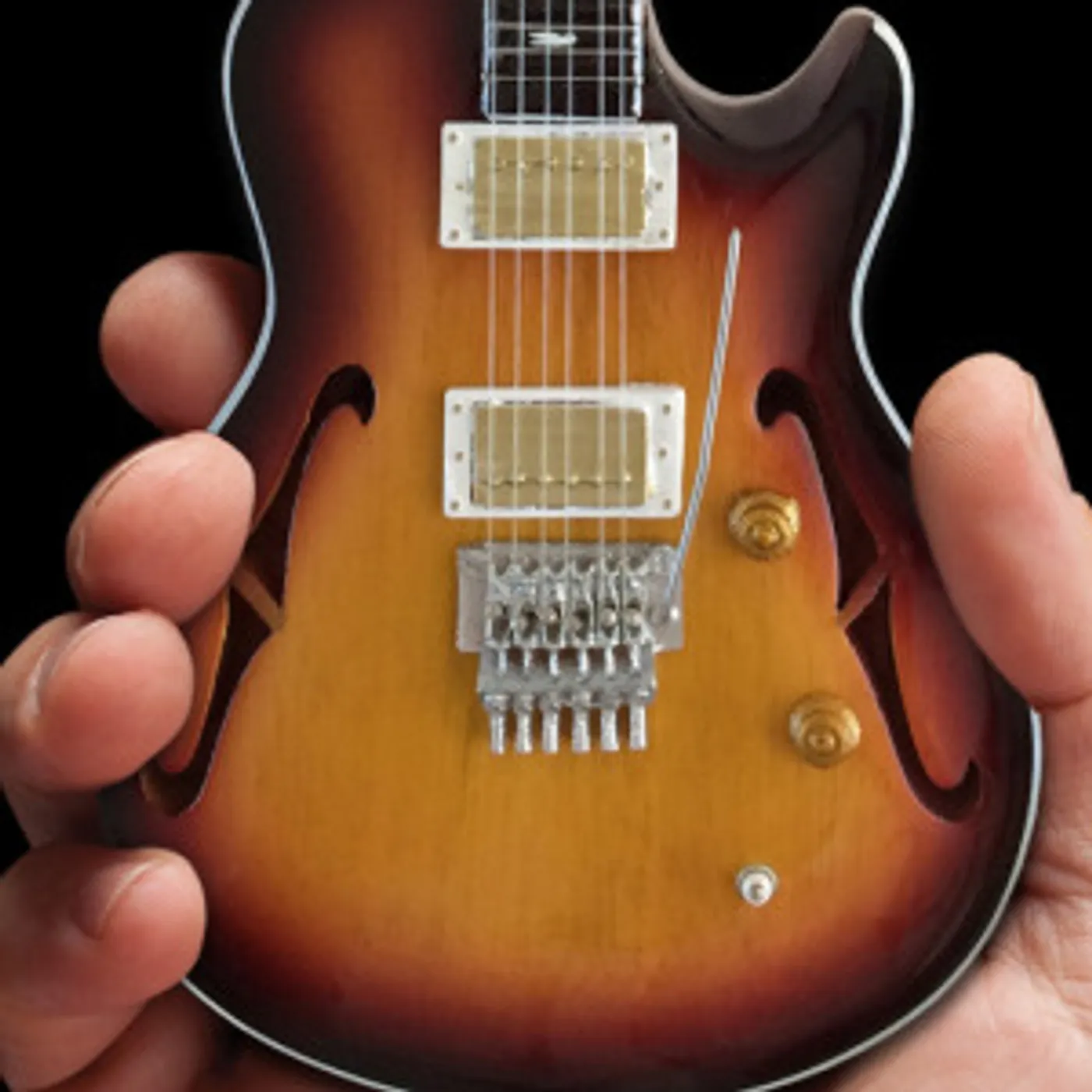 Neal Schon Paul Reed Smith Sunburst Custom 22 Semi-Hollow Mini Guitar 