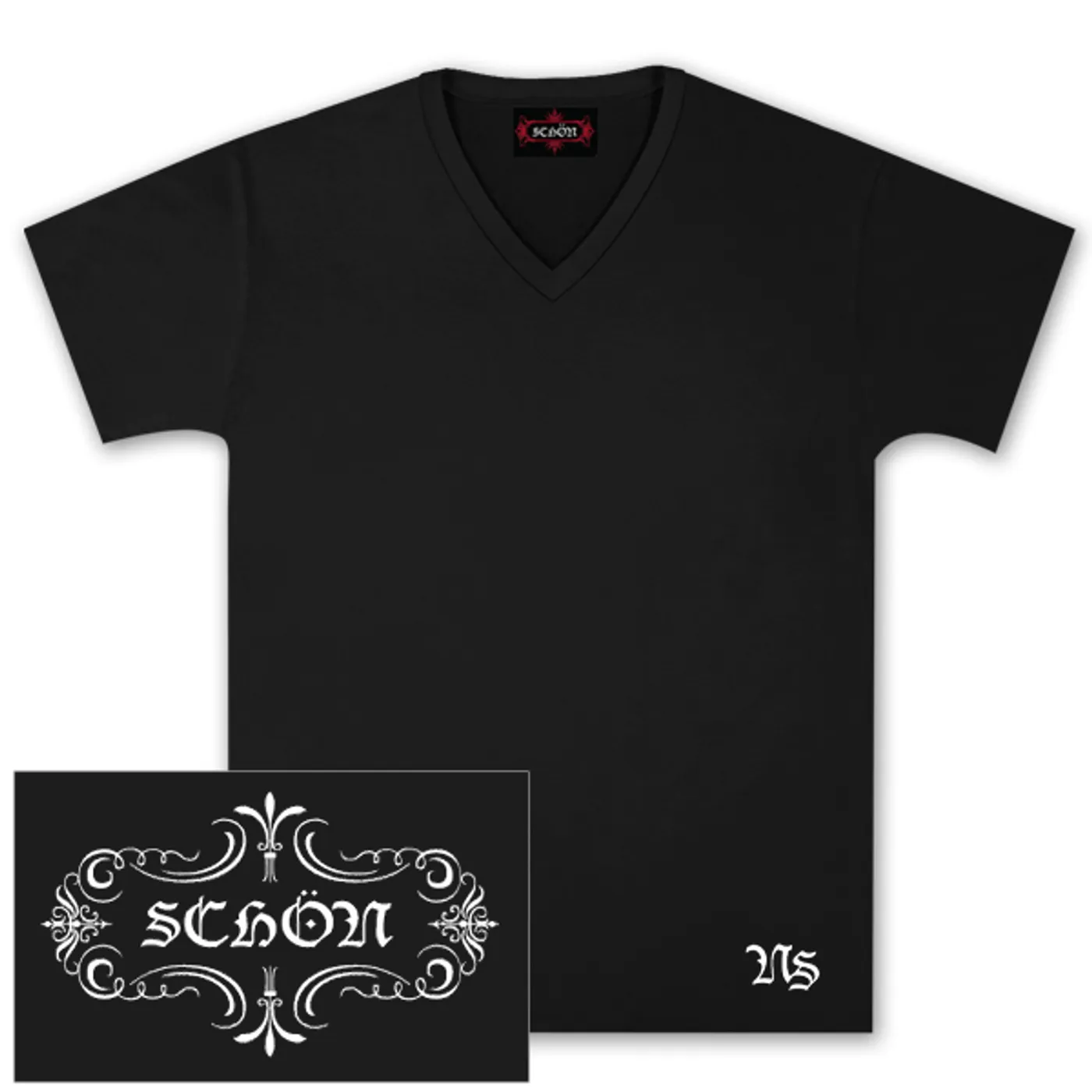 Neal Schon Black V-Neck T-Shirt