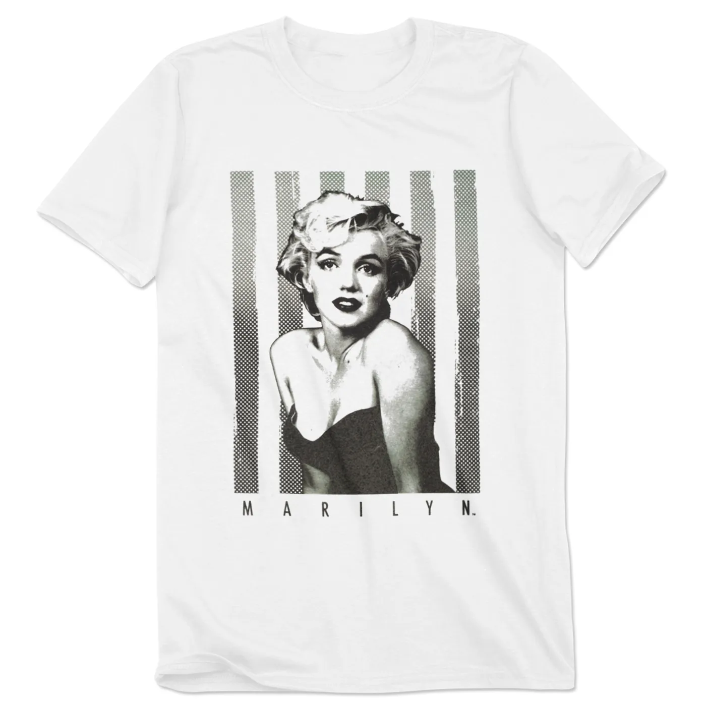 Marilyn Monroe Pin up Stripes Tee