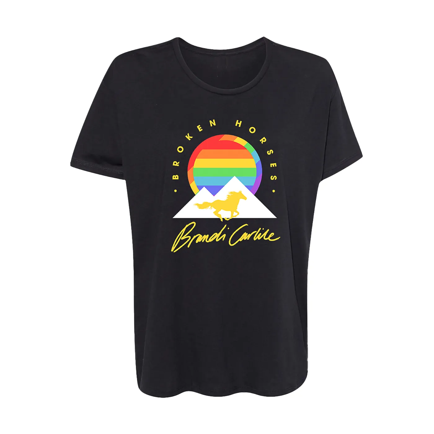 Brandi Carlile In These Silent Days Mountain Flowy T-Shirt