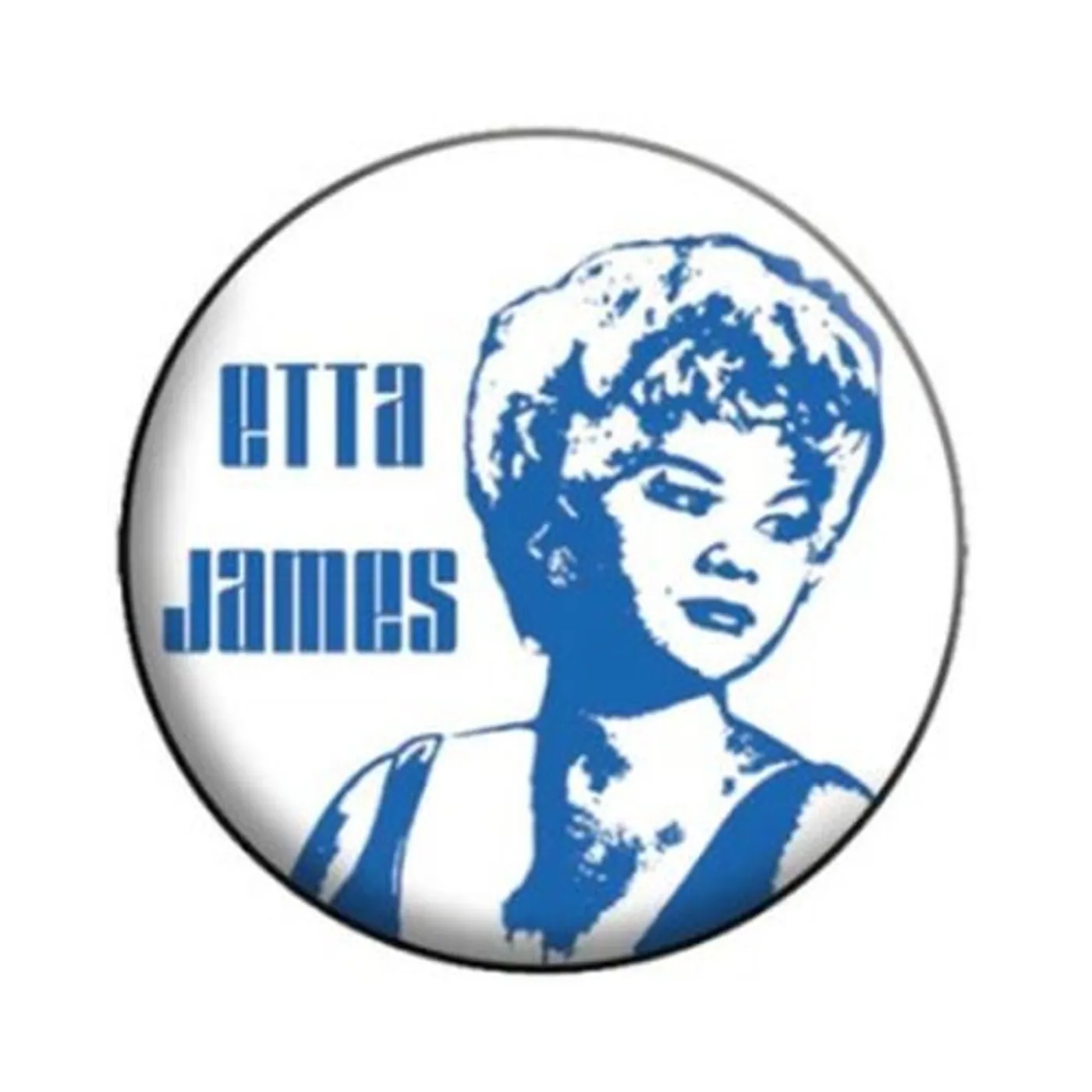 Etta James Stencil 1.25" Button