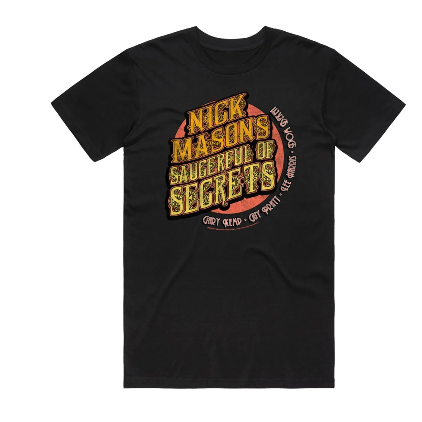 Nick Mason's Saucerful of Secrets Saucerful of Secrets Tour Shirt 2022