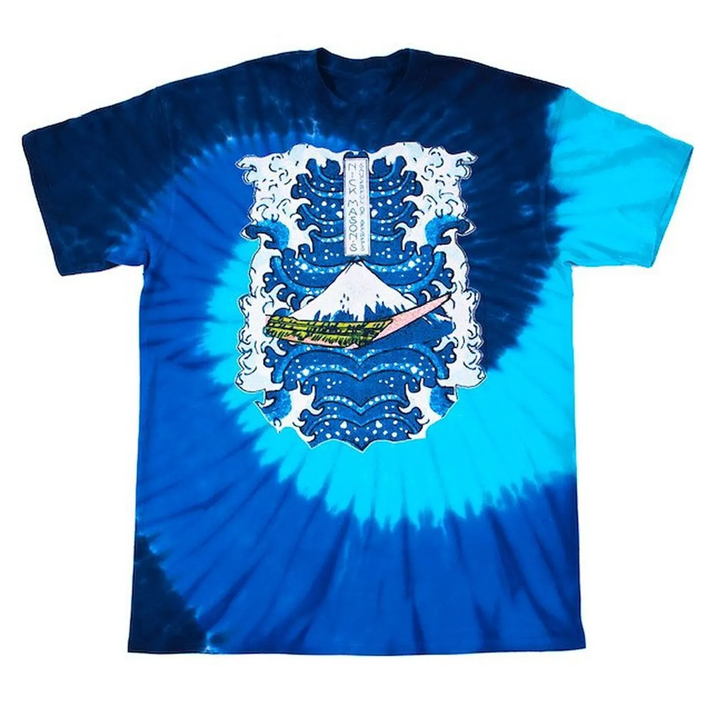 Nick Mason's Saucerful of Secrets Hokusai Wave Tie Dye T-Shirt