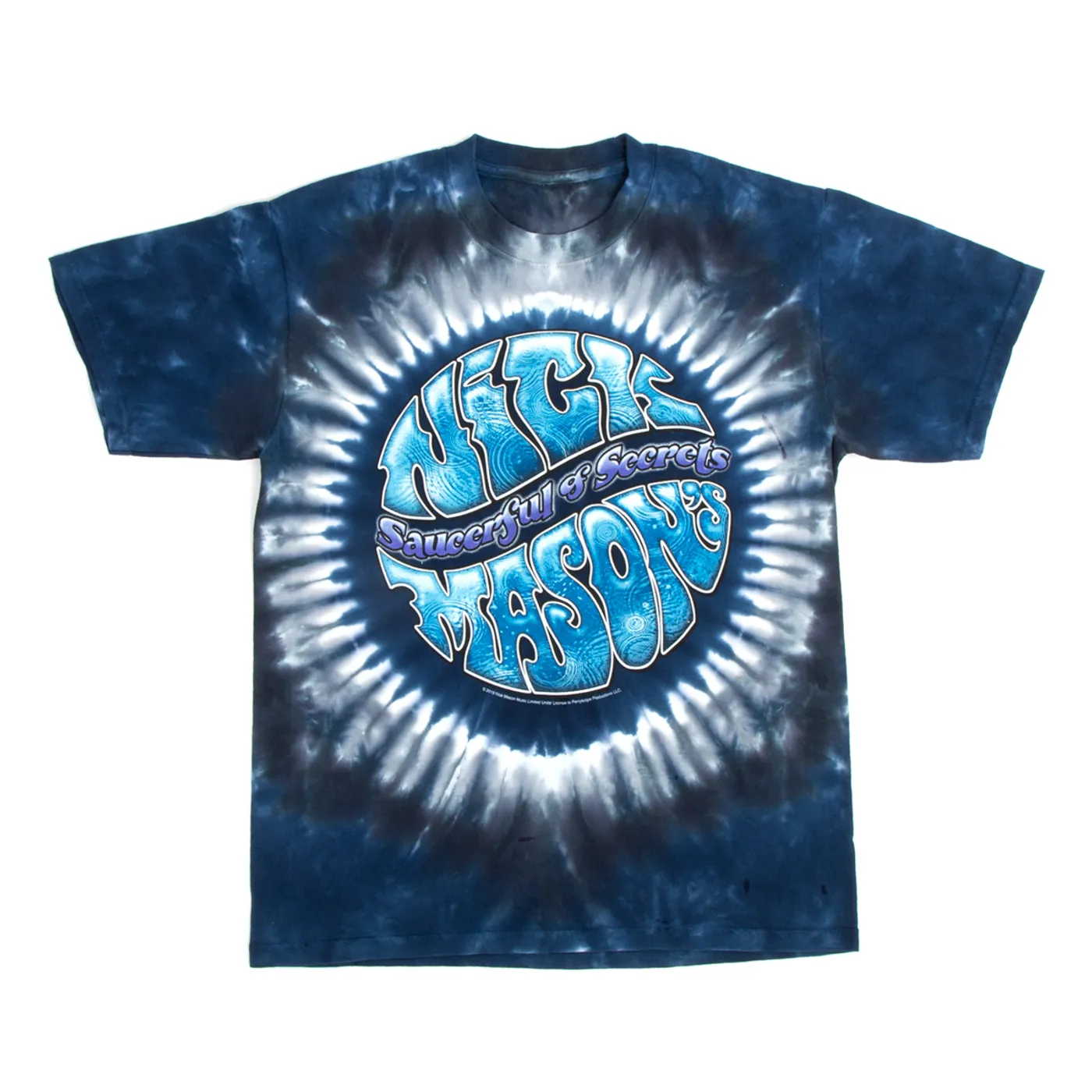 Nick Mason's Saucerful of Secrets Saucerful Of Secrets 2019 Tour Tie Dye Dateback T-Shirt