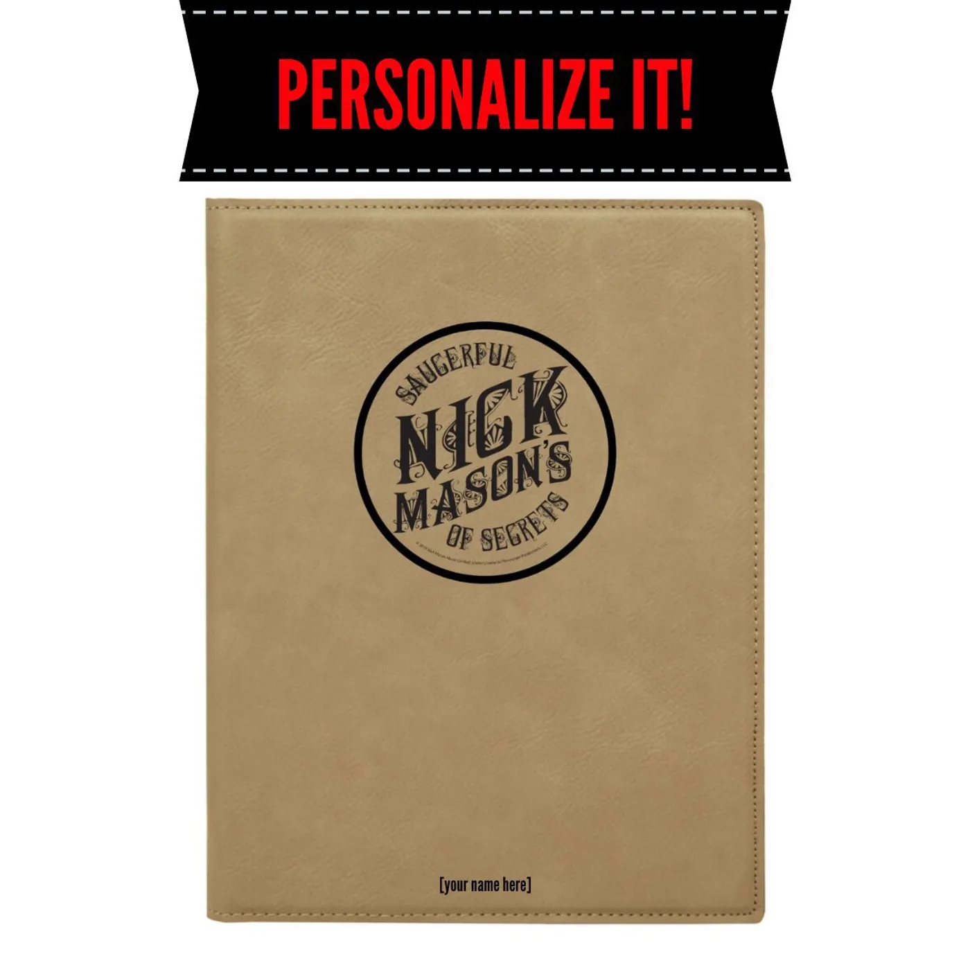 Nick Mason's Saucerful of Secrets Saucerful Of Secrets Laser Engraved Journal