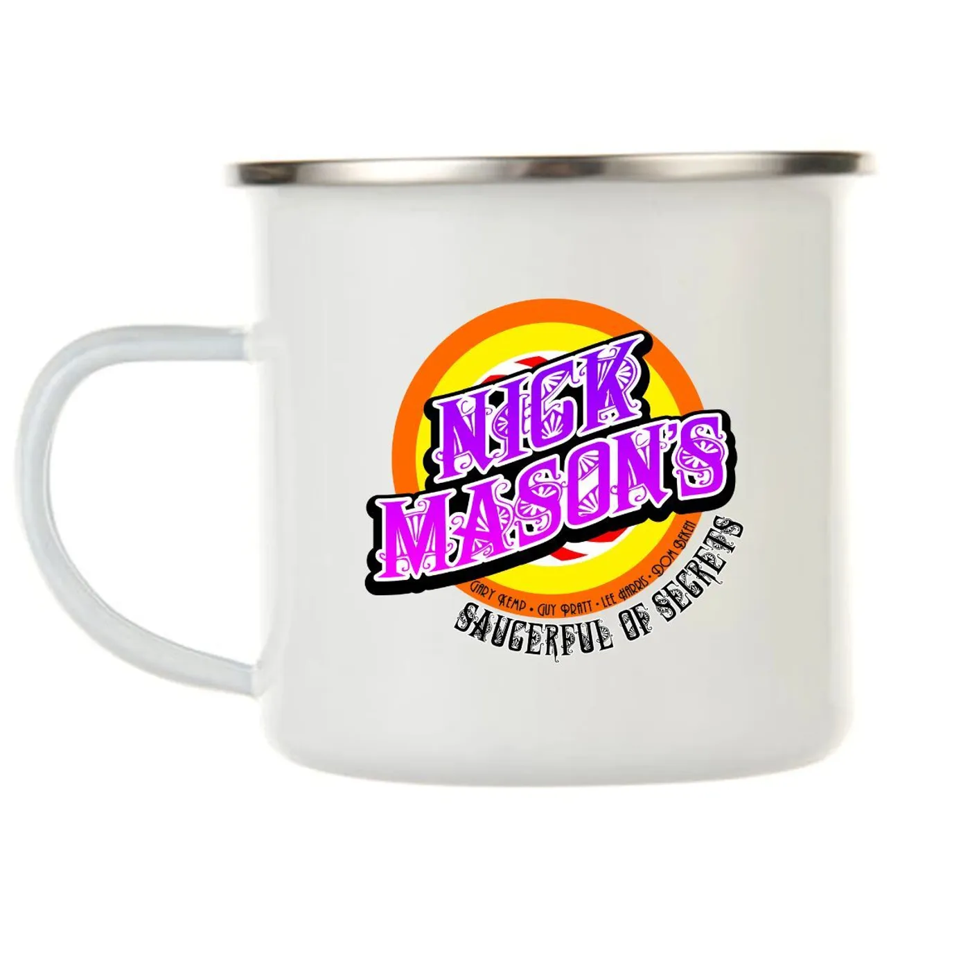 Nick Mason's Saucerful of Secrets Bullseye Logo Camping Mug