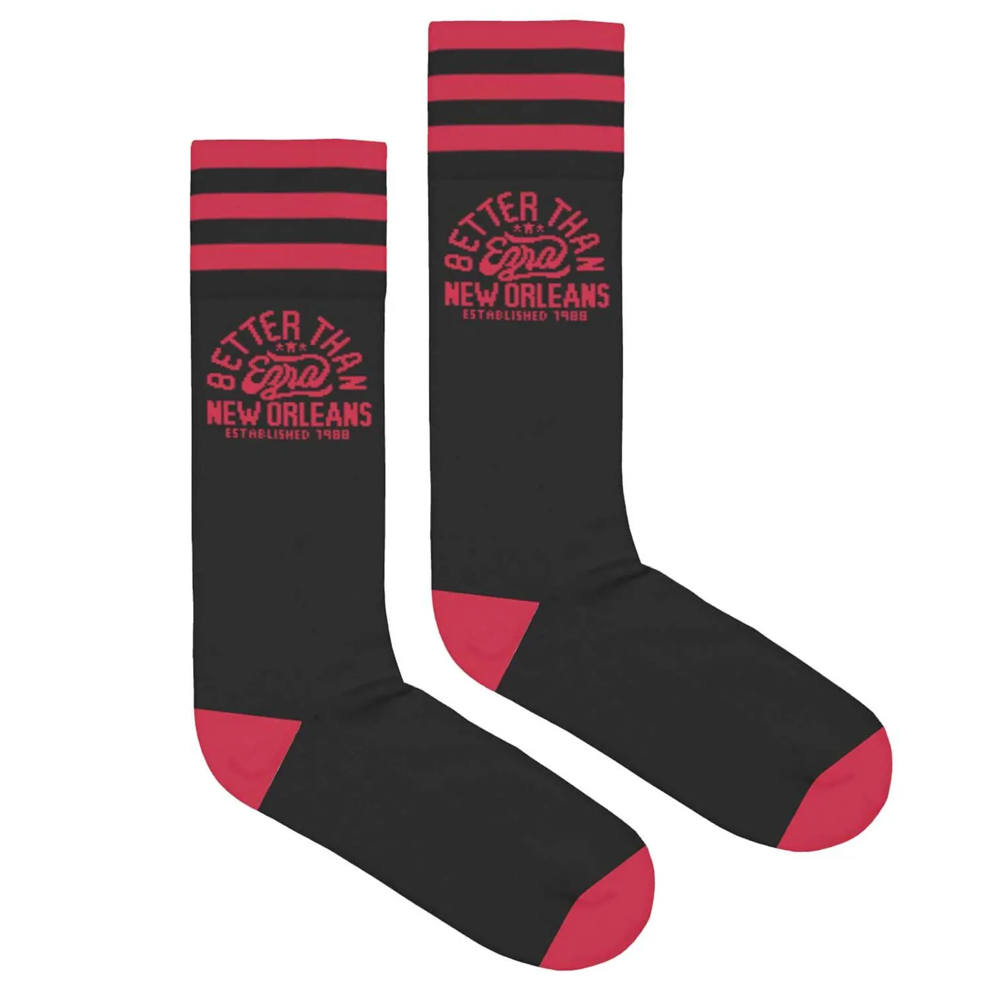 Better Than Ezra Heritage Socks Black/Red