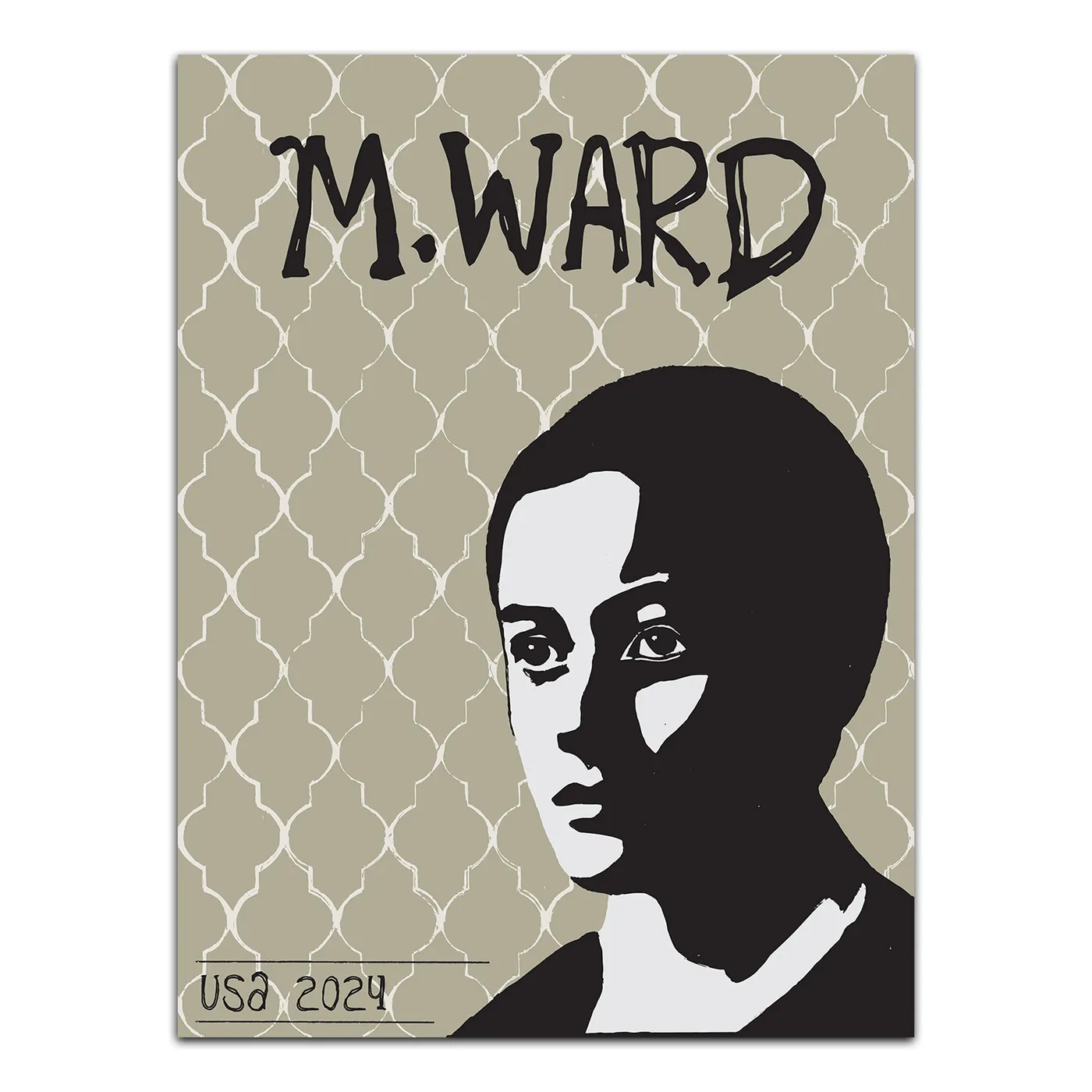 M. Ward USA 2024 Tour Poster